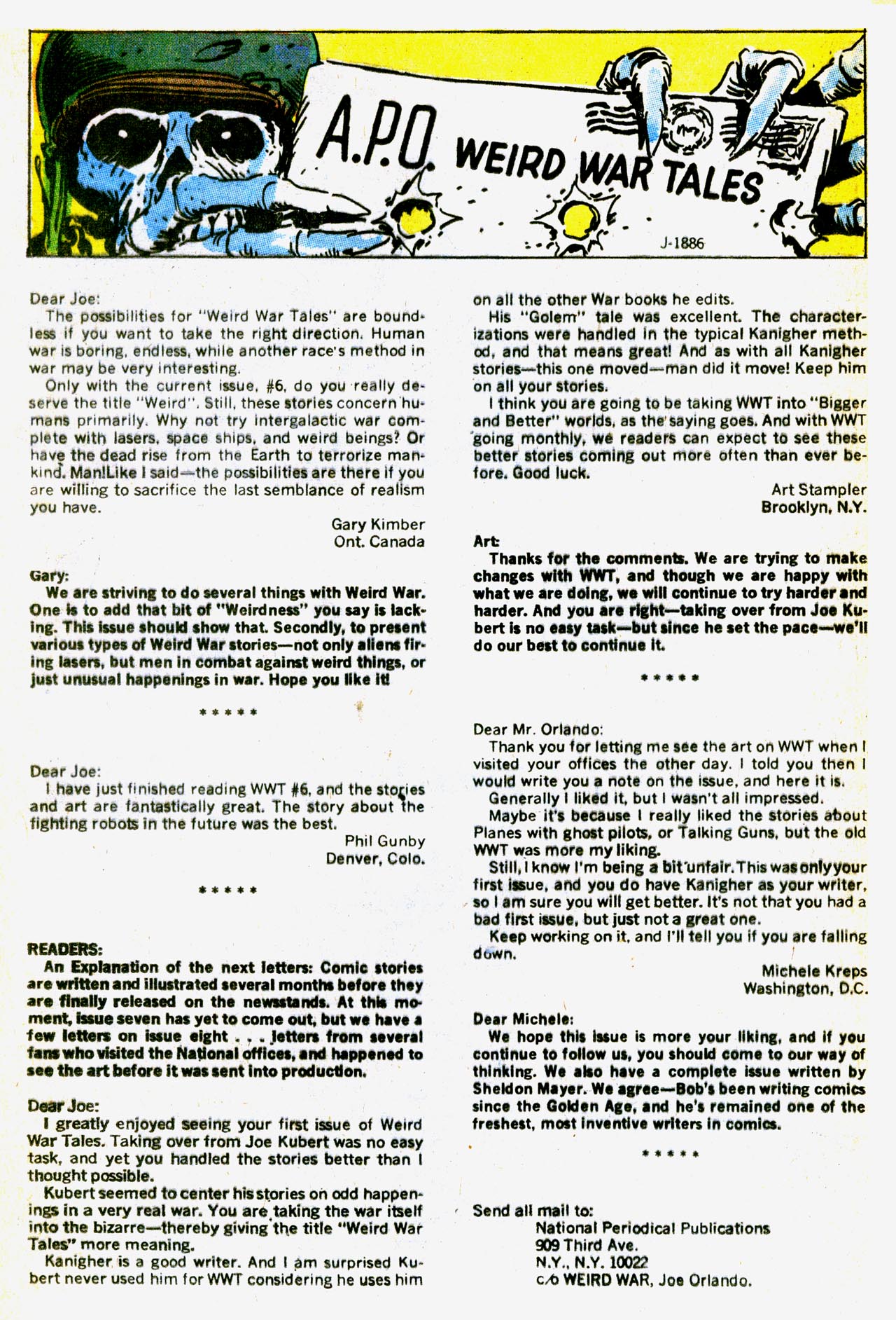 Read online Weird War Tales (1971) comic -  Issue #9 - 20
