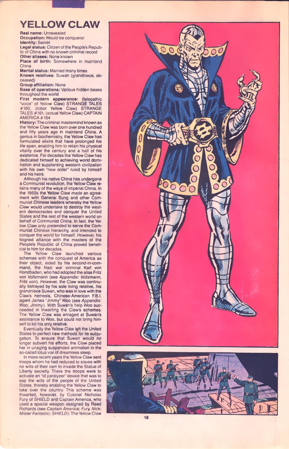 Read online The Official Handbook of the Marvel Universe Deluxe Edition comic -  Issue #15 - 20