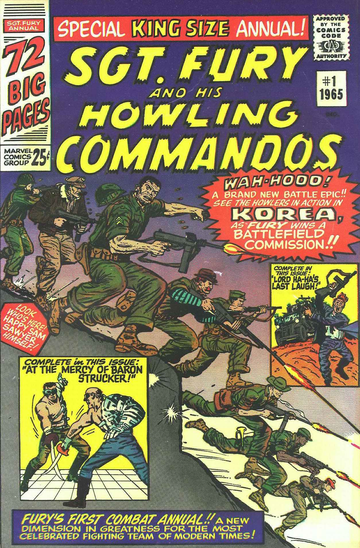 Read online Sgt. Fury comic -  Issue # _Annual 1 - 1