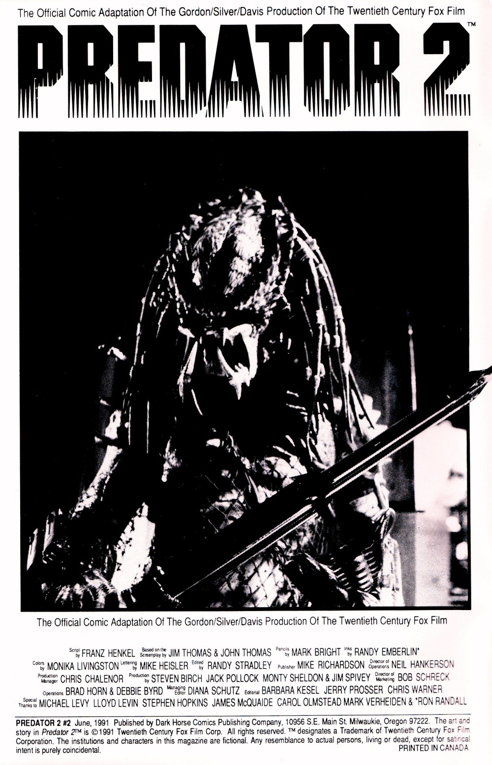 Read online Predator 2 comic -  Issue #2 - 2