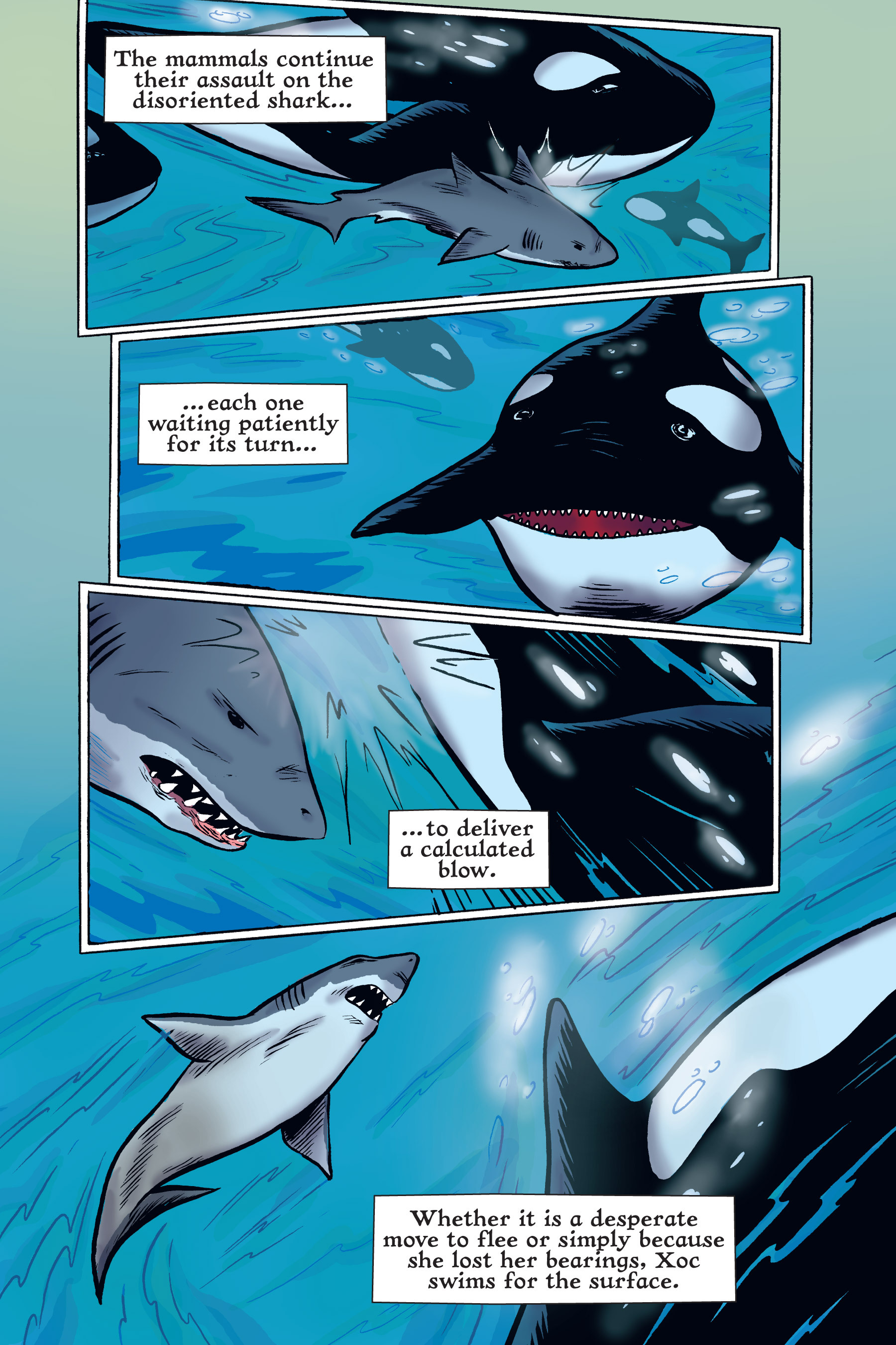 Read online Xoc: Journey of a Great White comic -  Issue # TPB - 45