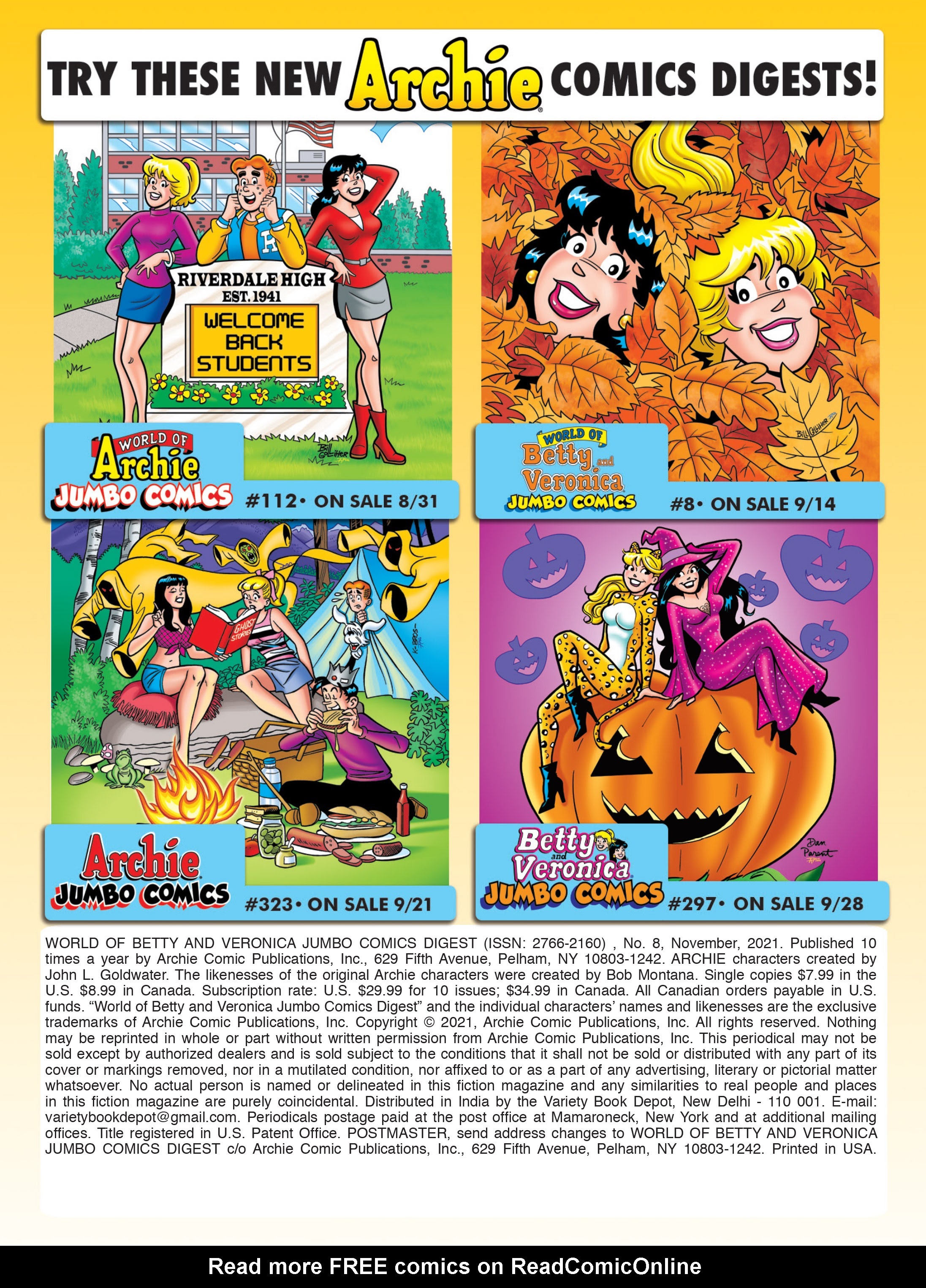 Read online World of Betty & Veronica Digest comic -  Issue #8 - 182