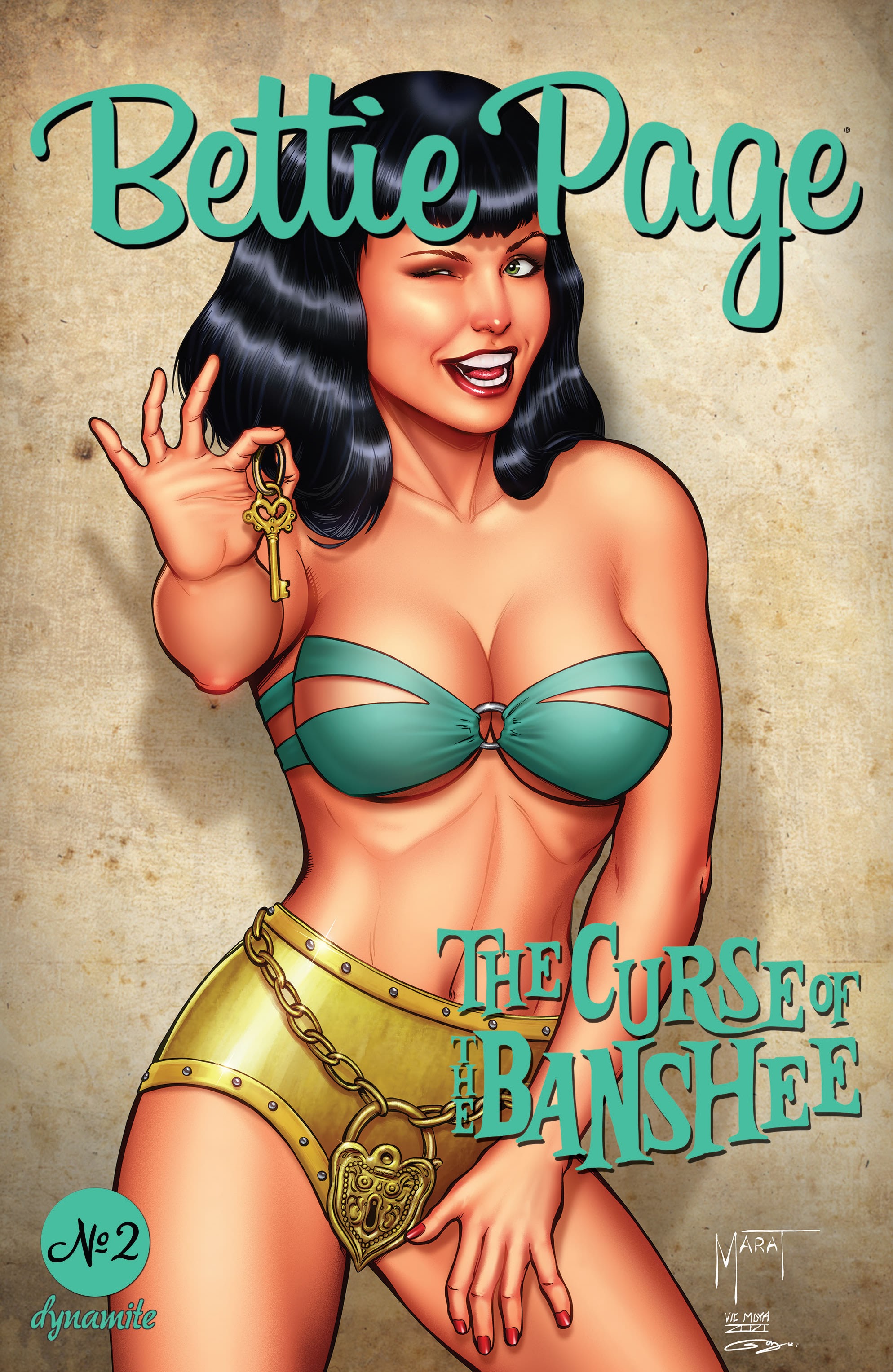 Read online Bettie Page & The Curse of the Banshee comic -  Issue #2 - 1