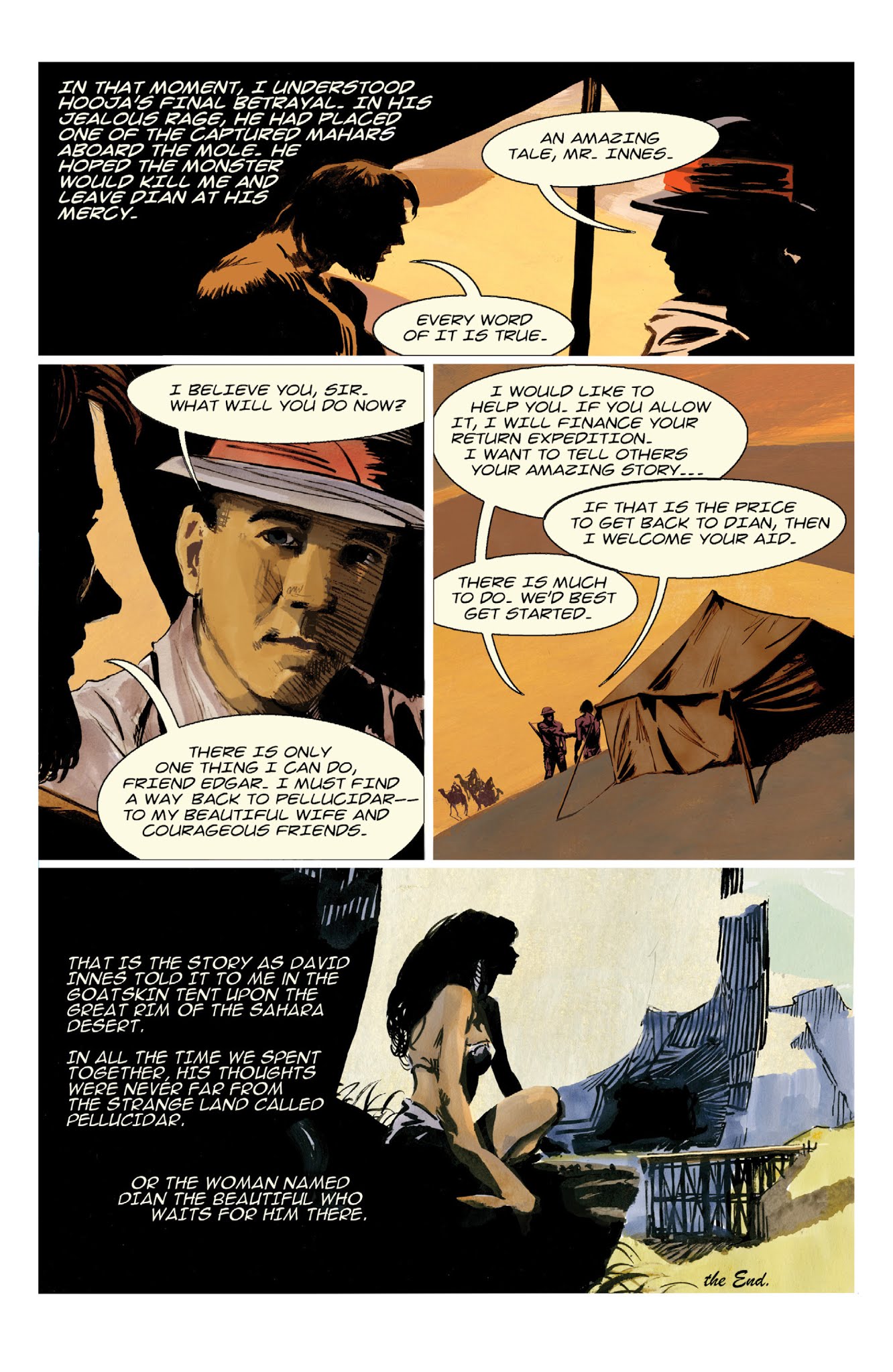 Read online Edgar Rice Burroughs' At the Earth's Core comic -  Issue # TPB - 93