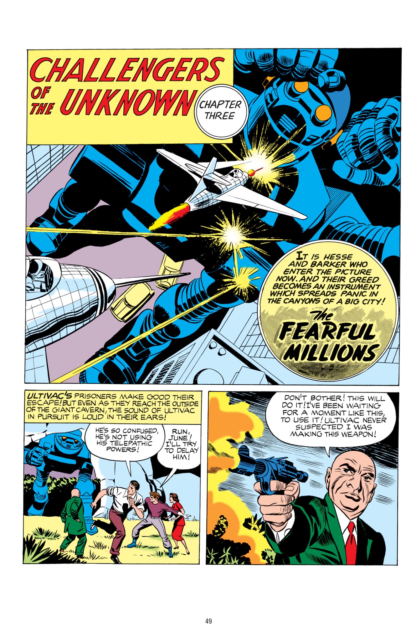 Read online Challengers of the Unknown by Jack Kirby comic -  Issue # TPB (Part 1) - 49