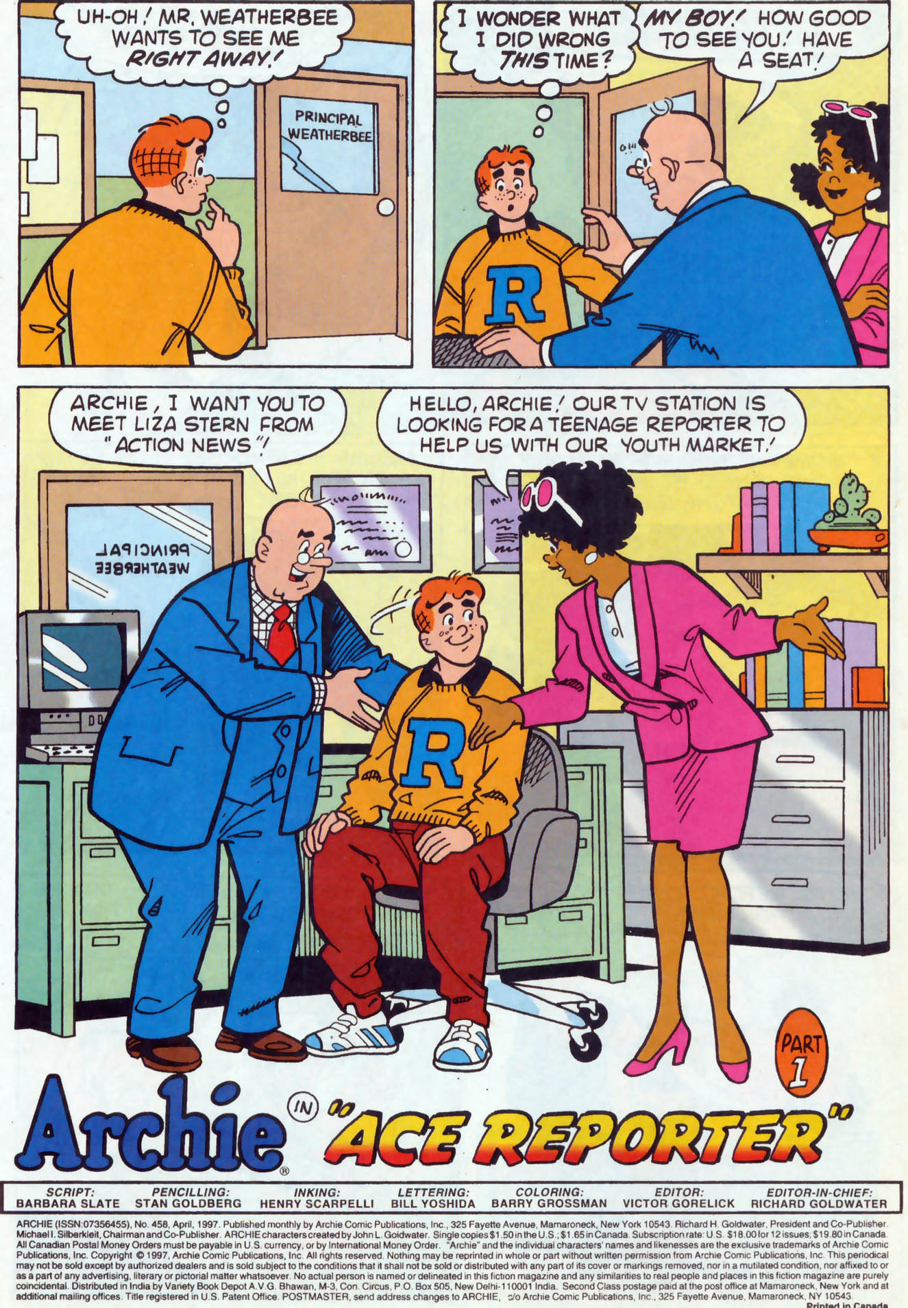 Read online Archie (1960) comic -  Issue #458 - 2