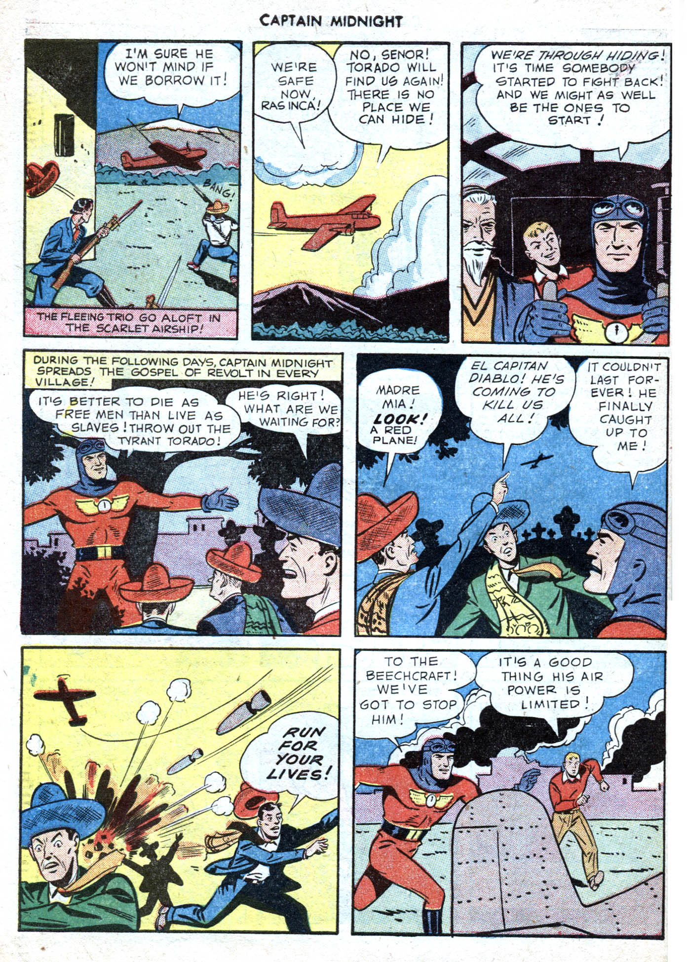 Read online Captain Midnight (1942) comic -  Issue #54 - 44