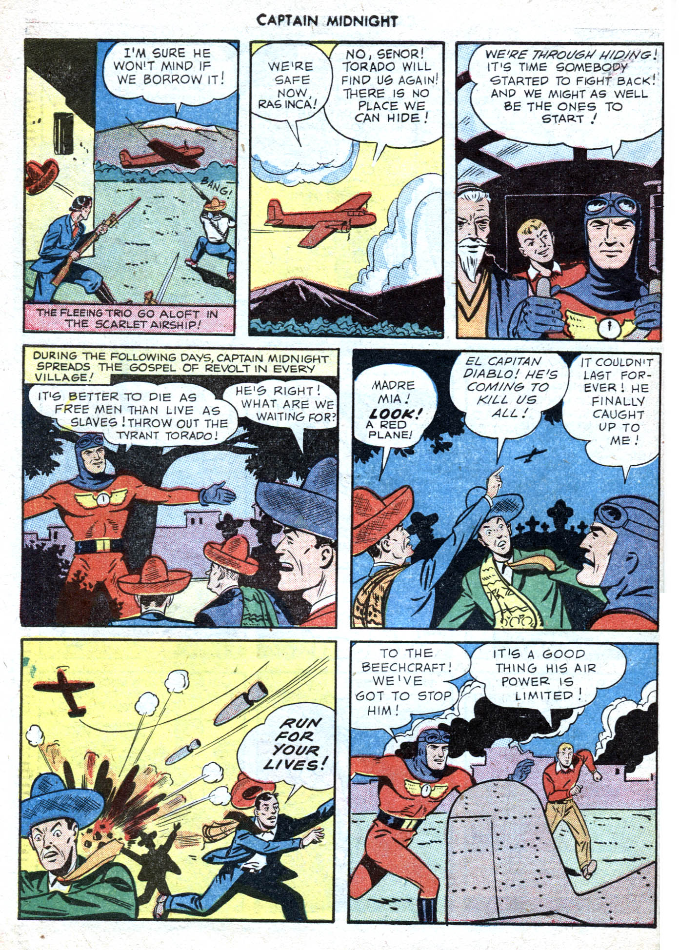 Read online Captain Midnight (1942) comic -  Issue #54 - 44
