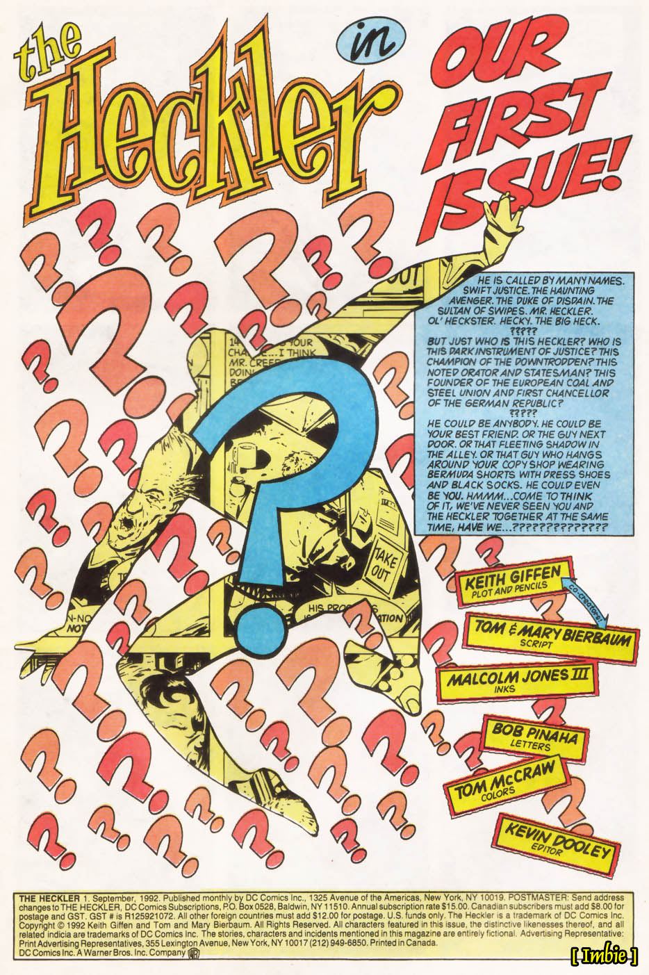 Read online Heckler comic -  Issue #1 - 2