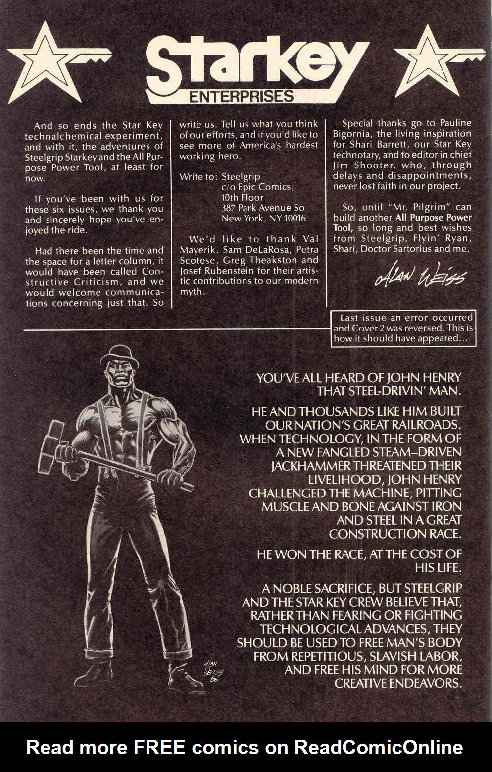 Read online Steelgrip Starkey comic -  Issue #6 - 33