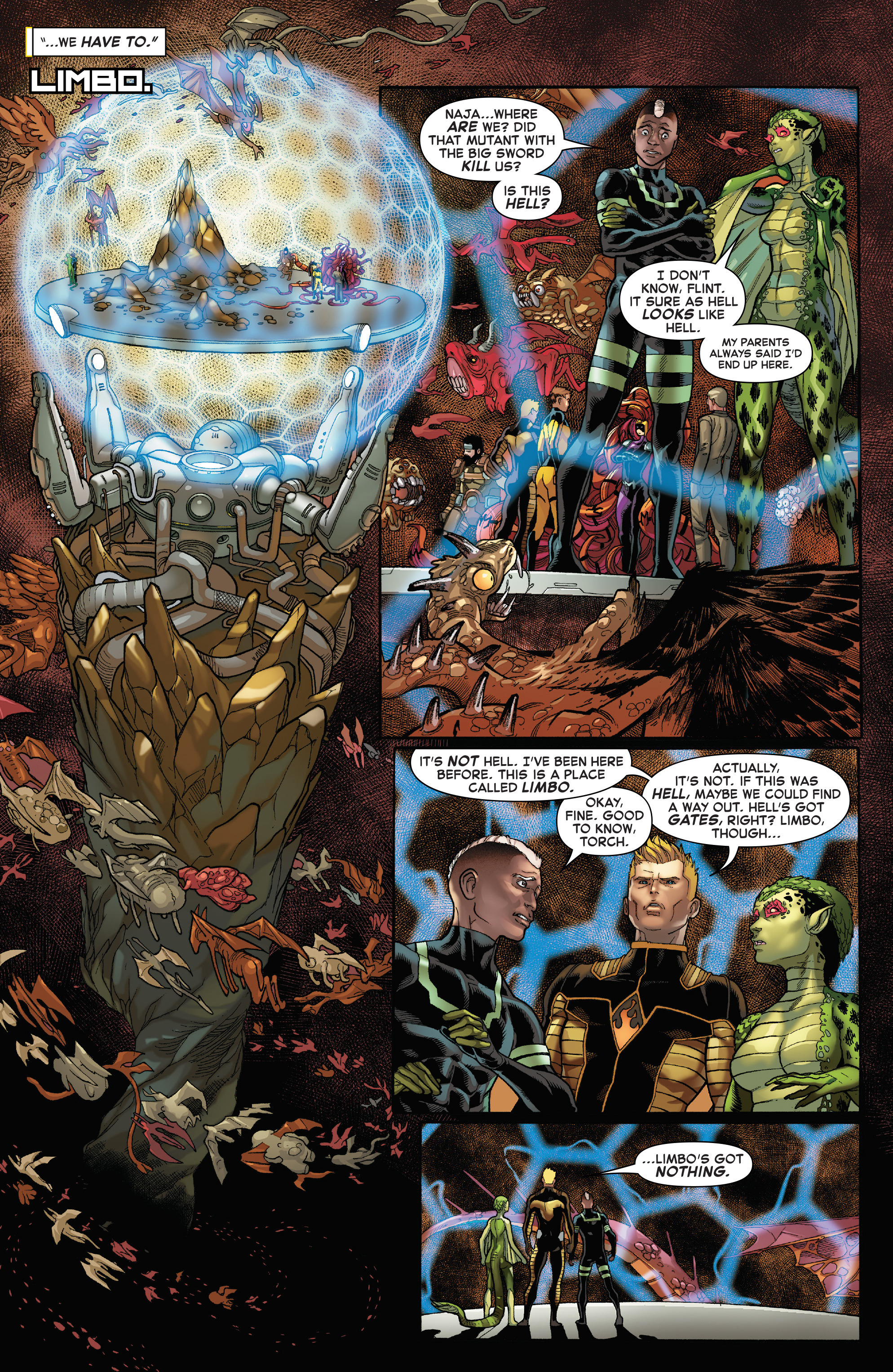 Read online Inhumans Vs. X-Men comic -  Issue #3 - 10