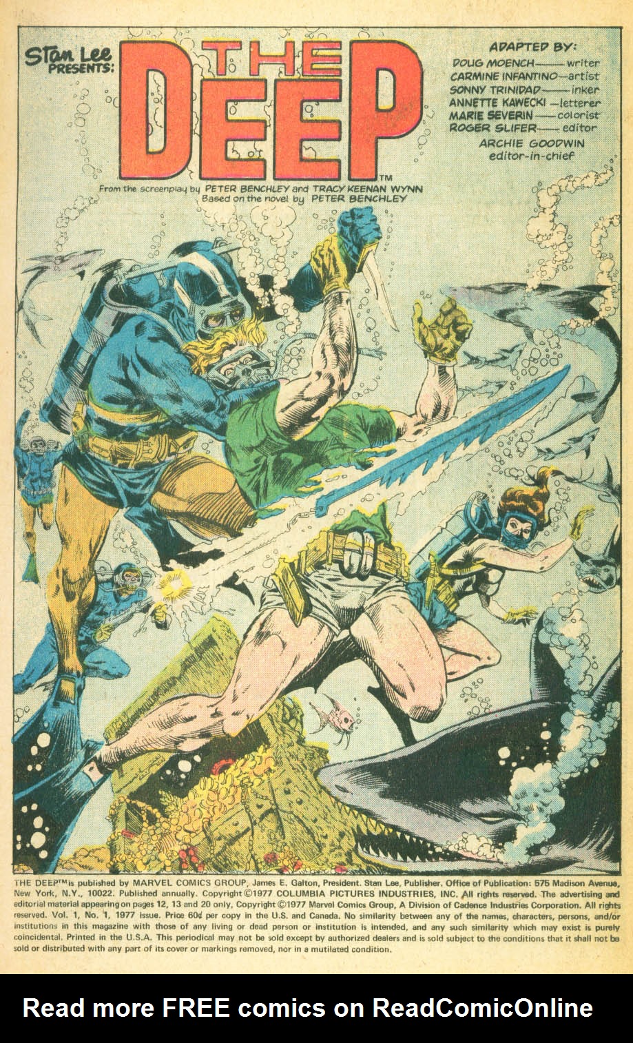 Read online The Deep (1977) comic -  Issue # Full - 2