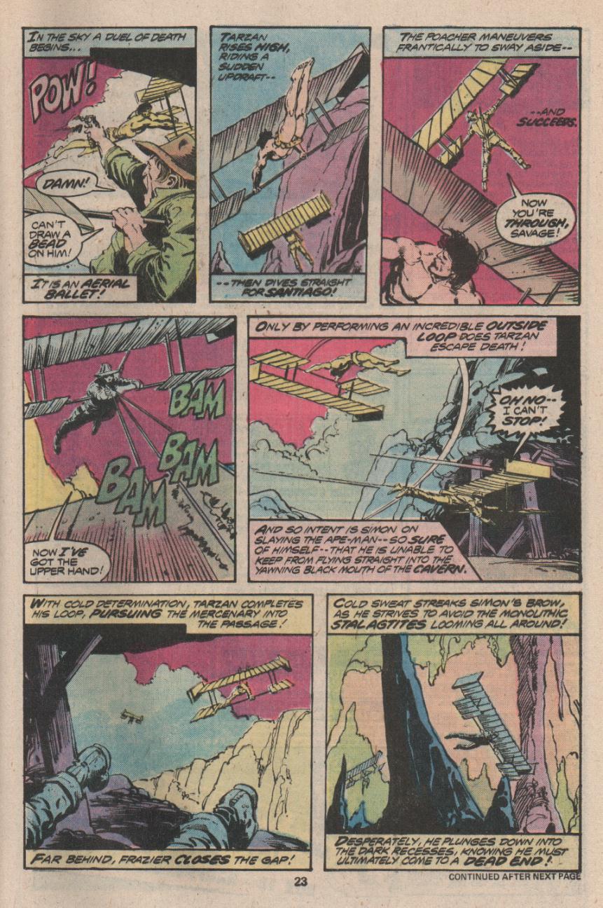 Read online Tarzan (1977) comic -  Issue #16 - 15