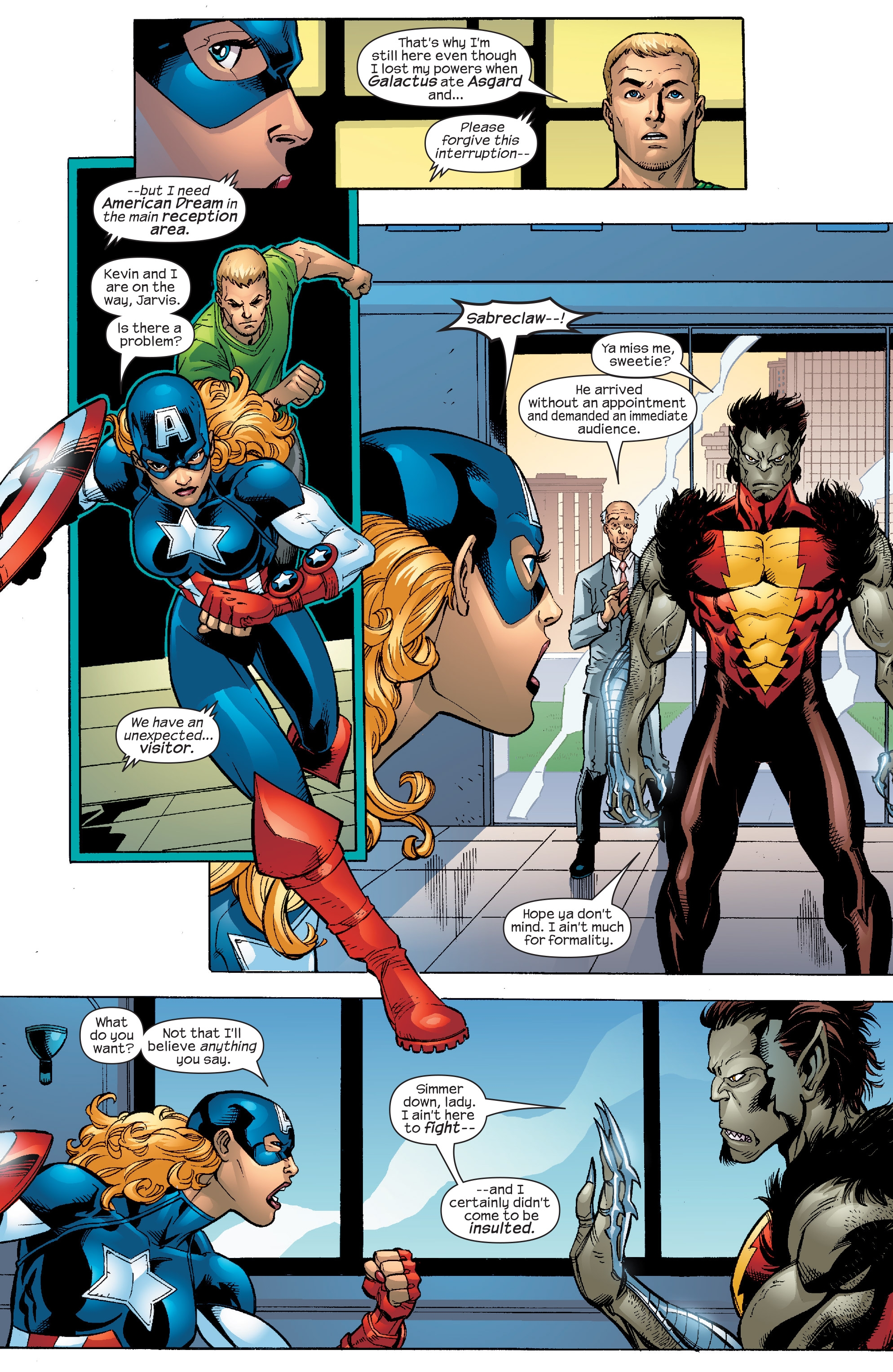 Read online Ms. Fantastic (Marvel)(MC2) - Avengers Next (2007) comic -  Issue #1 - 9