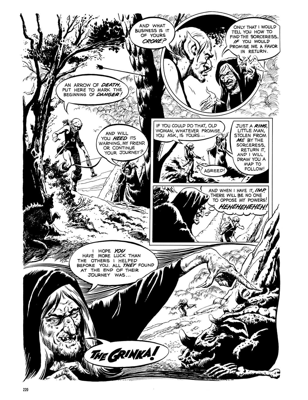 Read online Eerie Archives comic -  Issue # TPB 5 - 221