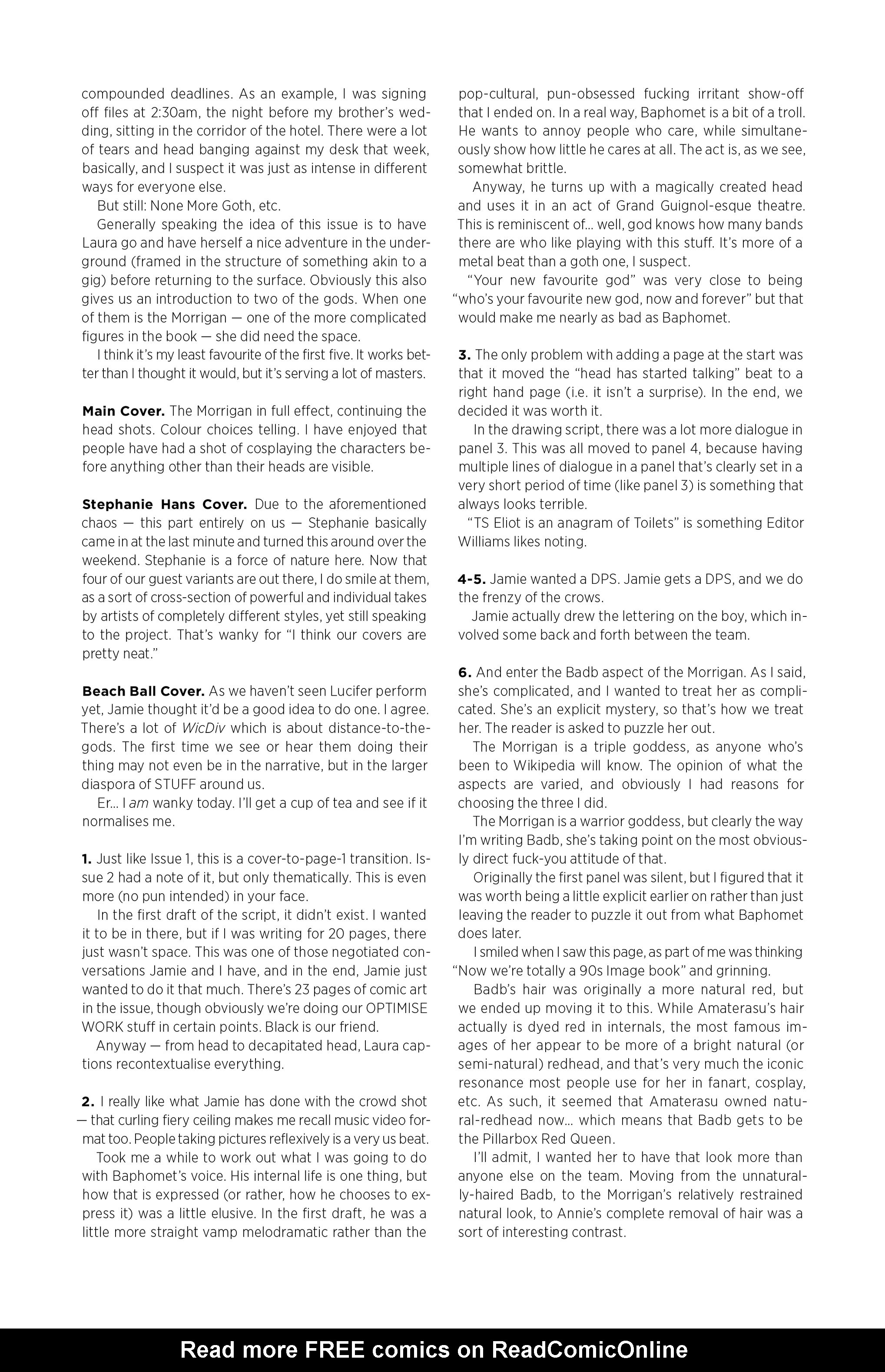 Read online The Wicked   The Divine: Book One comic -  Issue # Full (Part 2) - 167