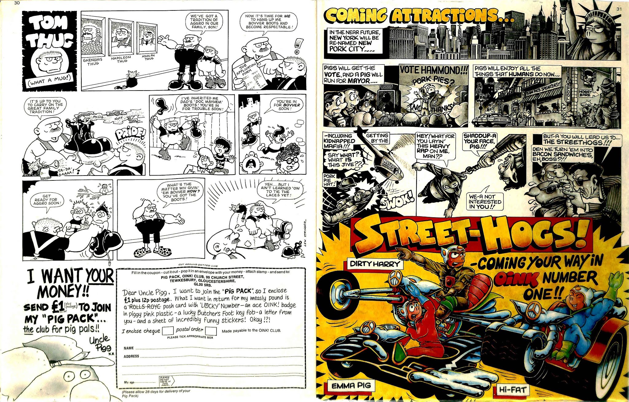 Read online Oink! comic -  Issue #0 - 16