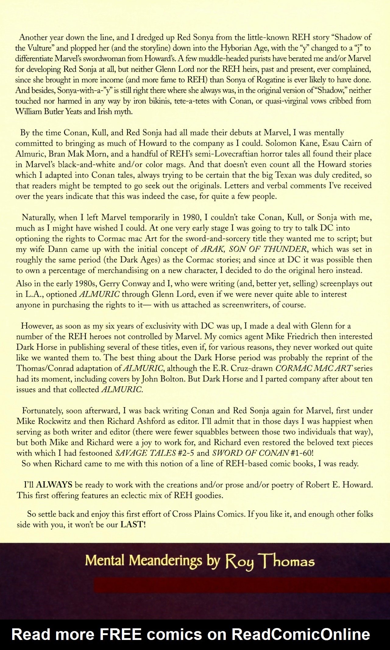 Read online Robert E. Howard's Myth Maker comic -  Issue # TPB - 9