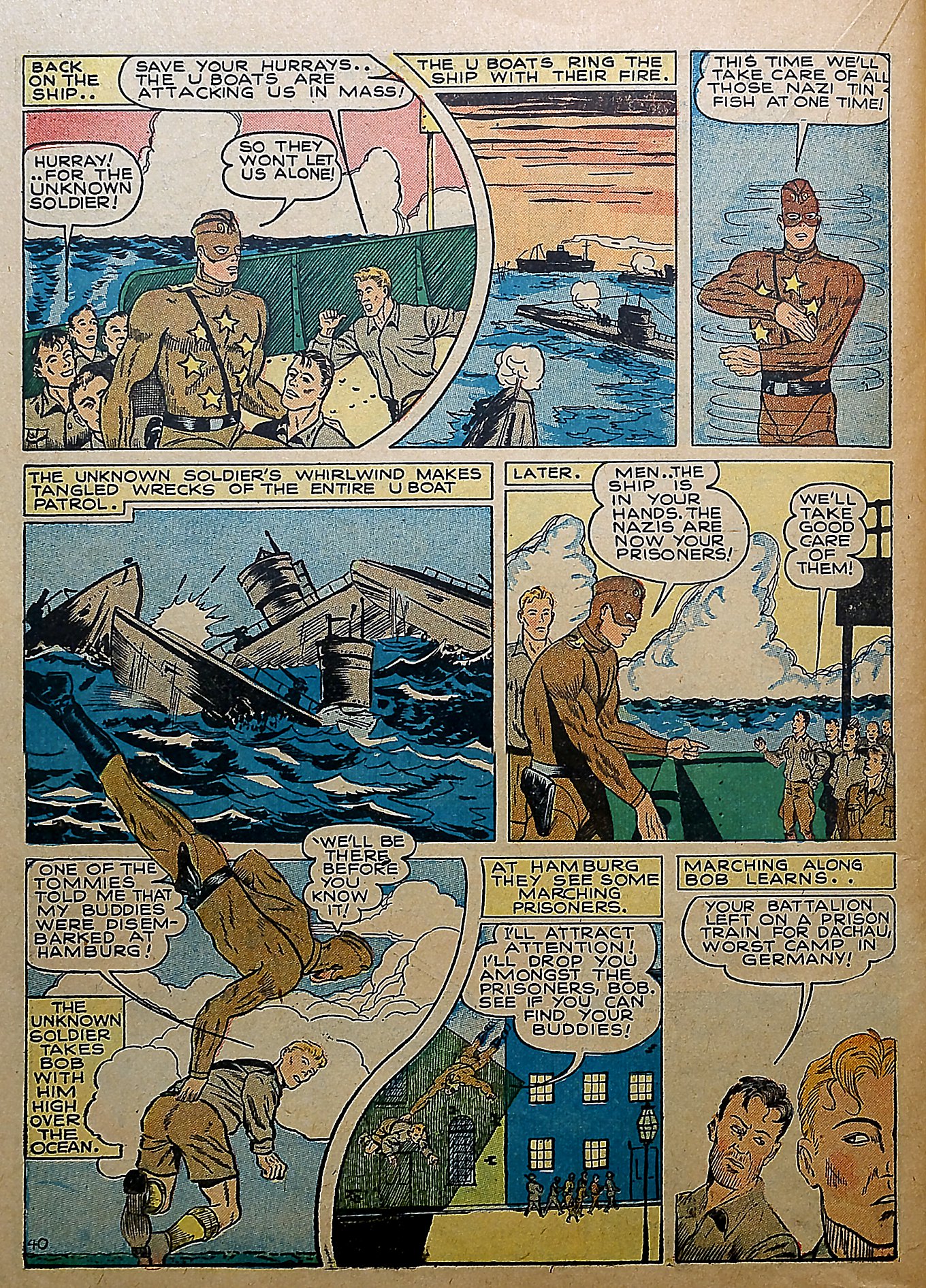 Read online Our Flag Comics comic -  Issue #5 - 37