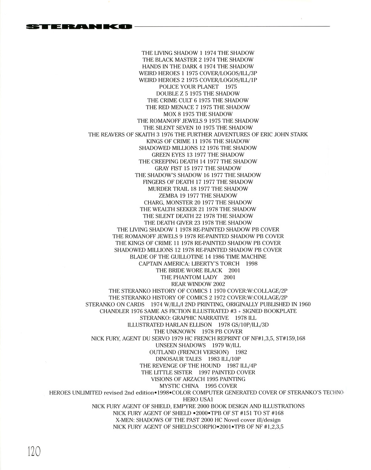 Read online Steranko: Arte Noir comic -  Issue # TPB (Part 2) - 20