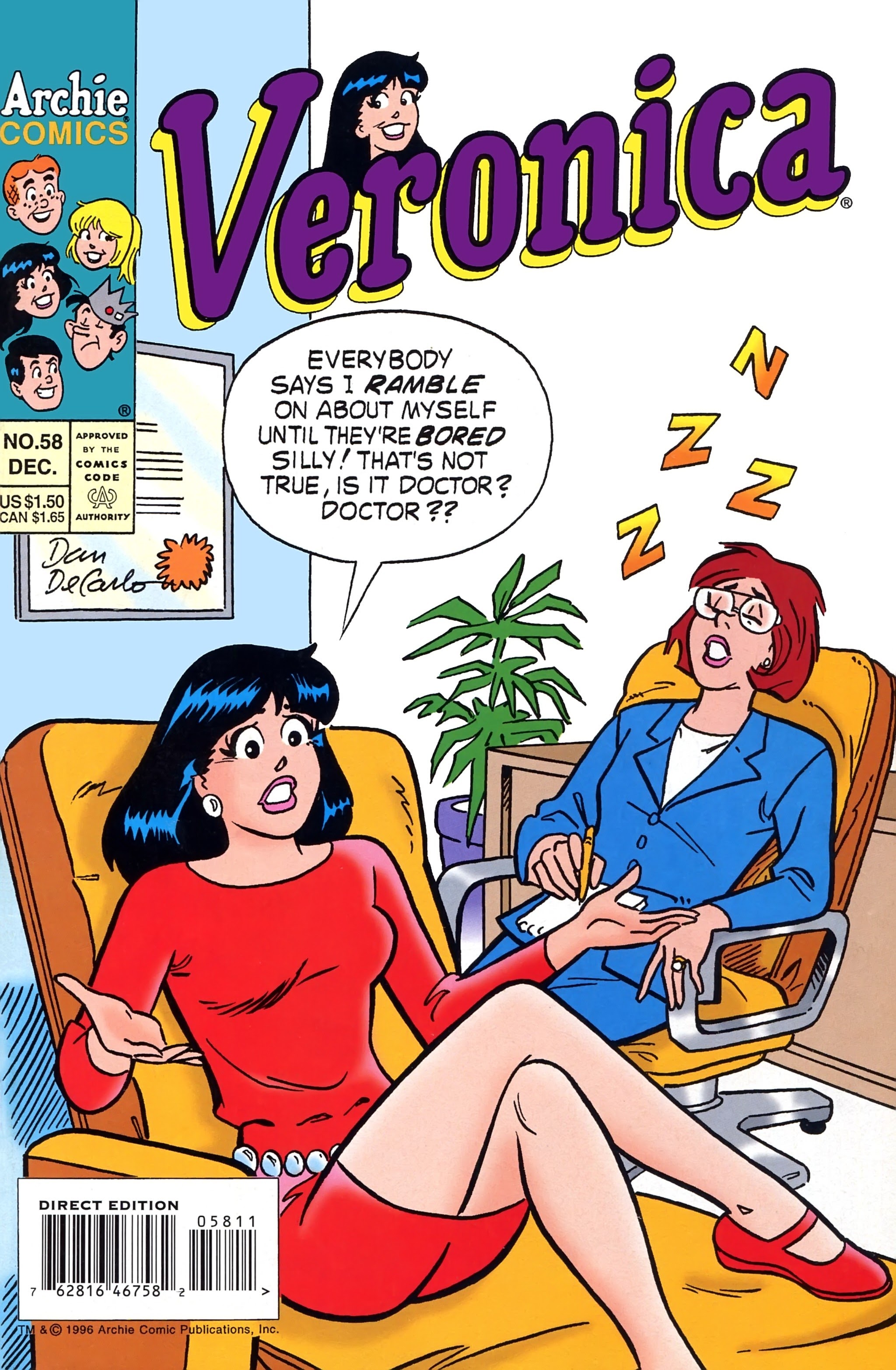 Read online Veronica comic -  Issue #58 - 1