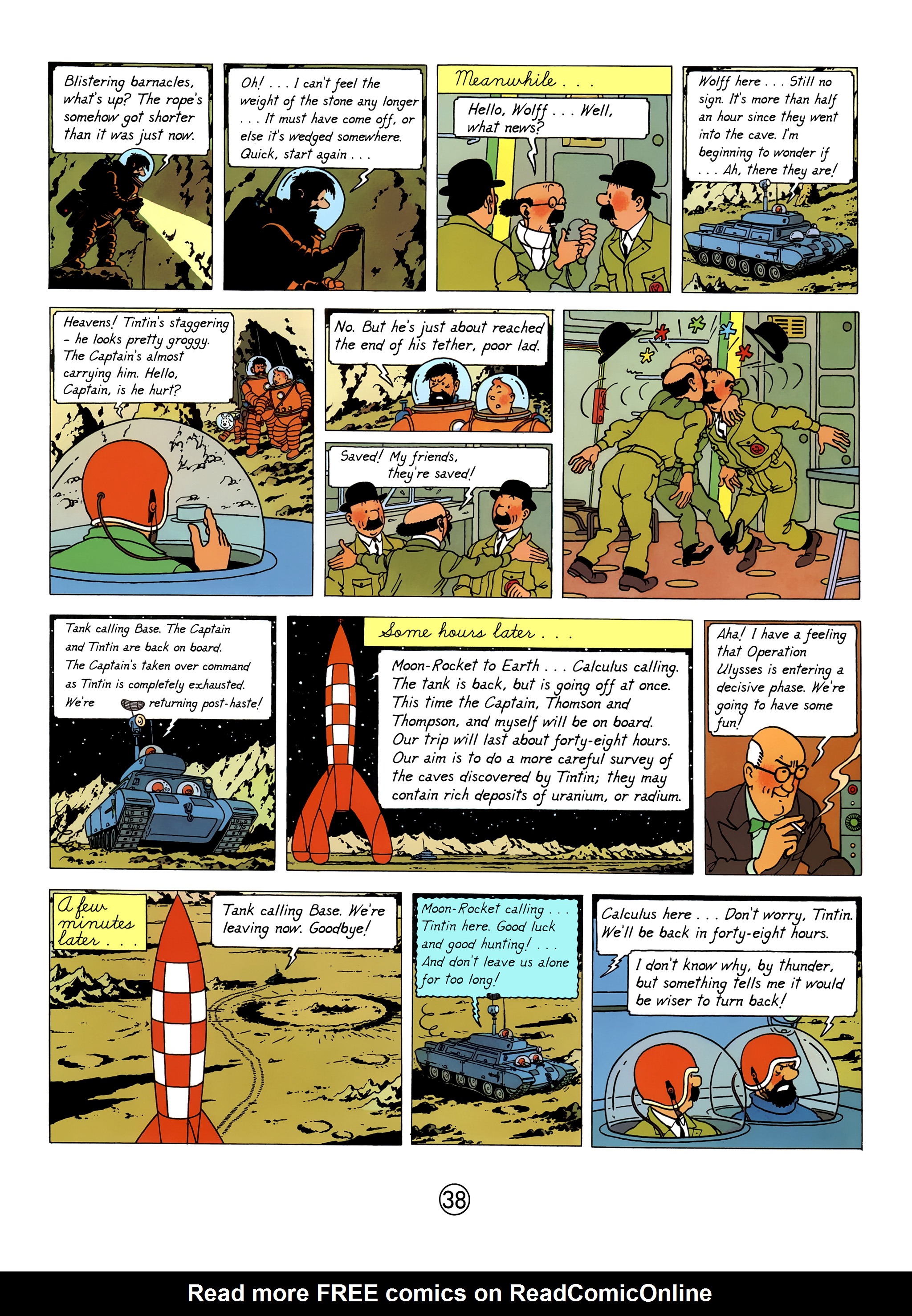 Read online The Adventures of Tintin comic -  Issue #17 - 41