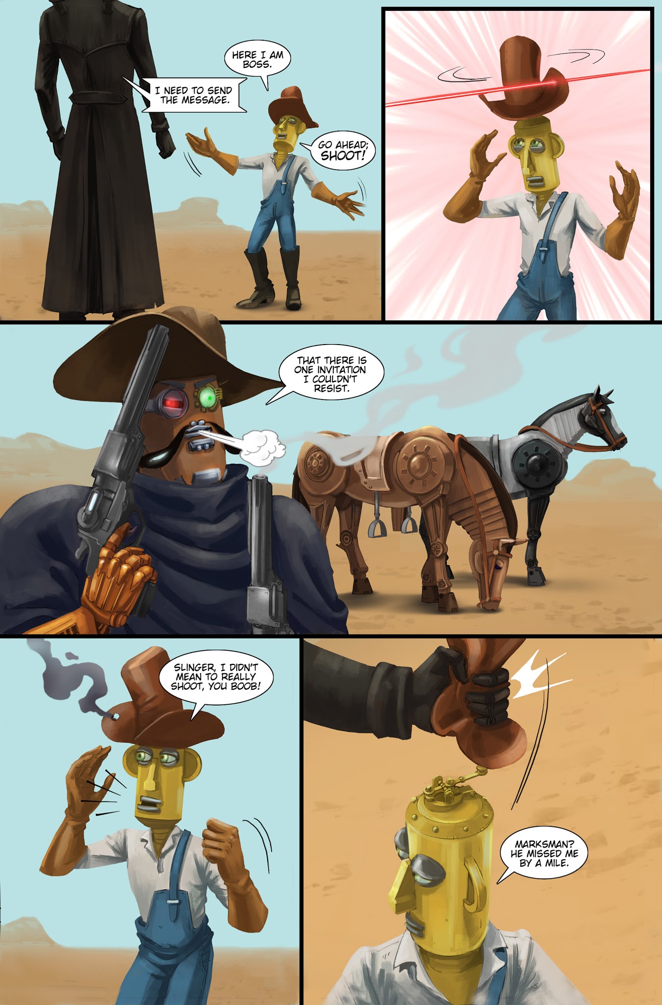 Read online Robot Western comic -  Issue #1 - 20