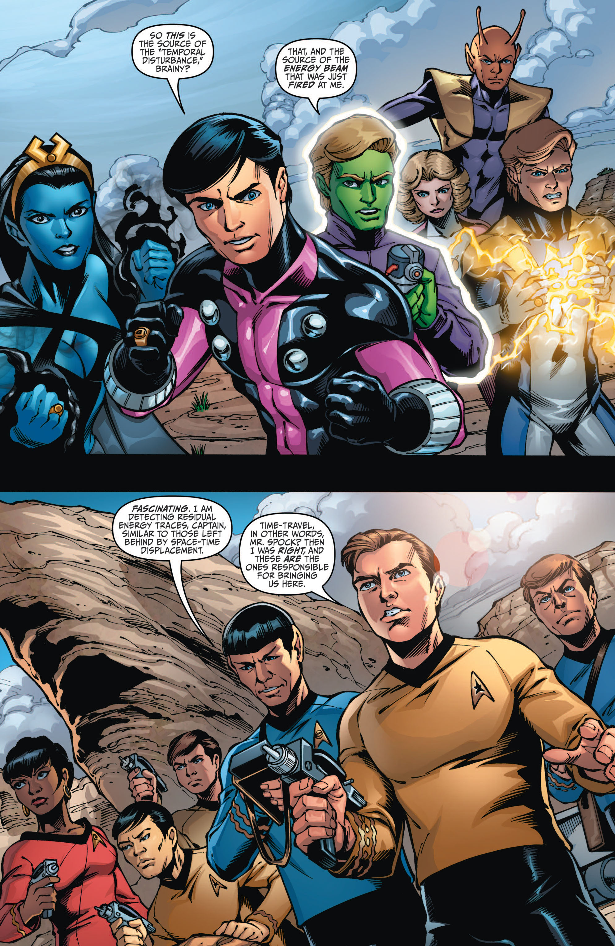 Read online Star Trek/Legion of Super-Heroes comic -  Issue #3 - 5