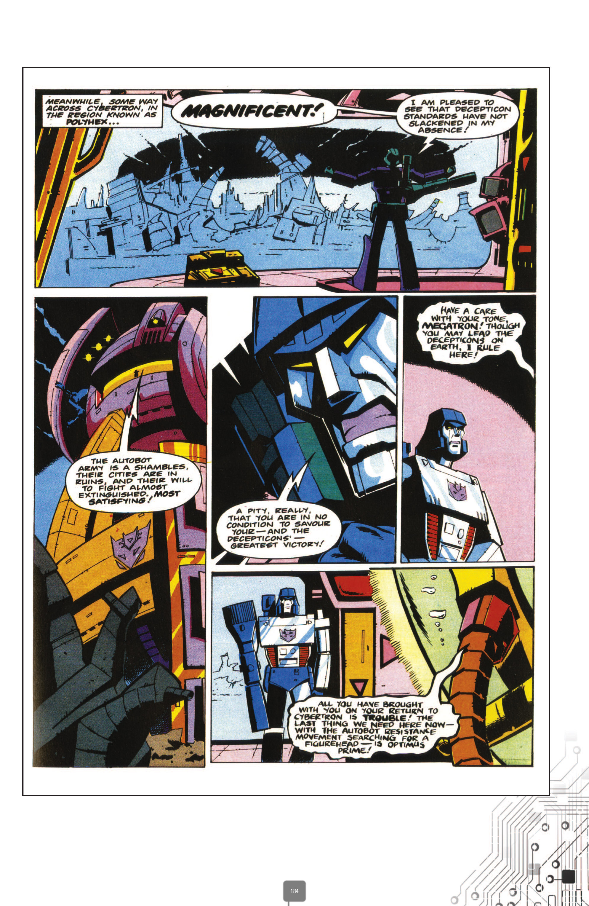 Read online The Transformers Classics UK comic -  Issue # TPB 3 - 185