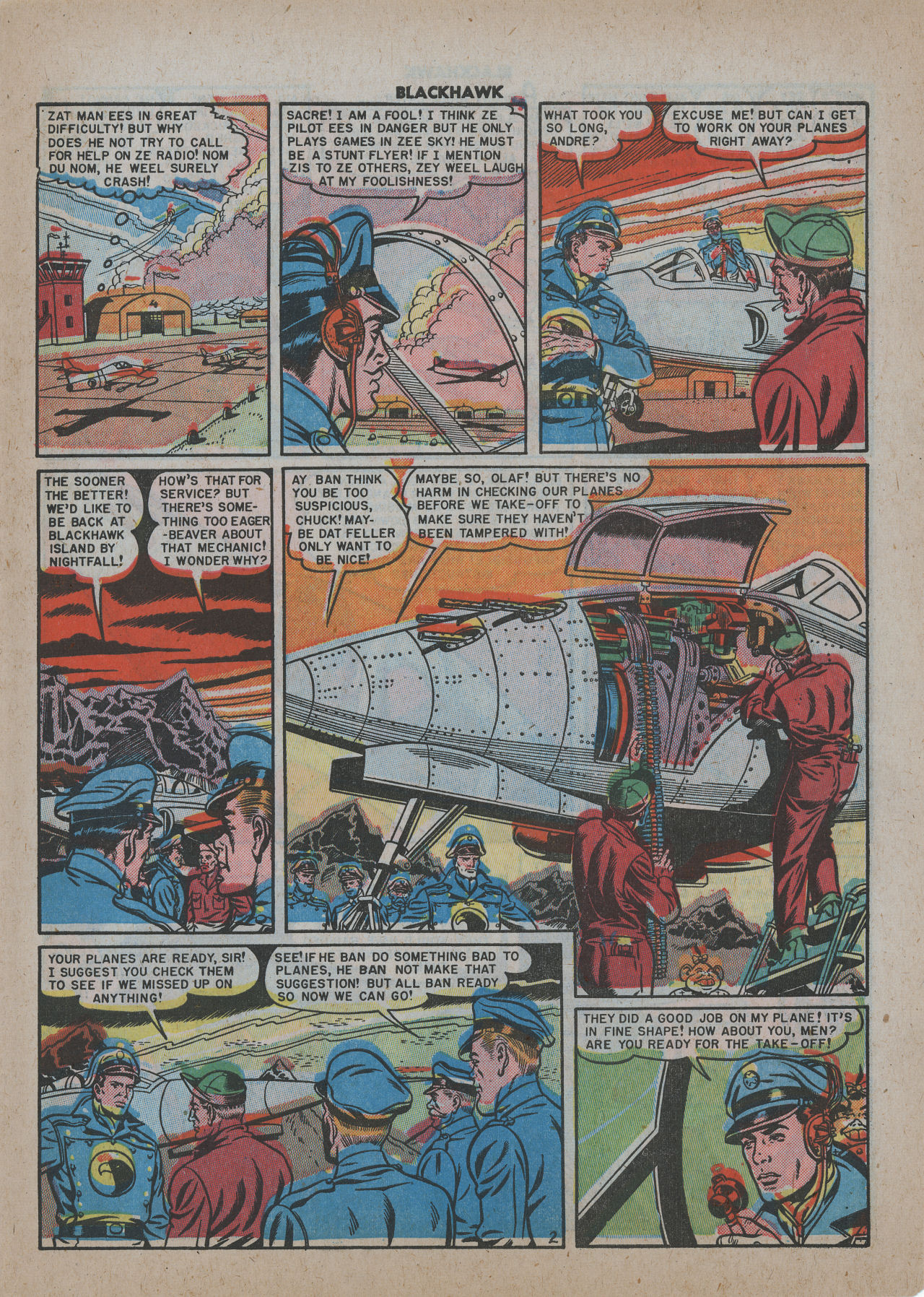 Read online Blackhawk (1957) comic -  Issue #40 - 44