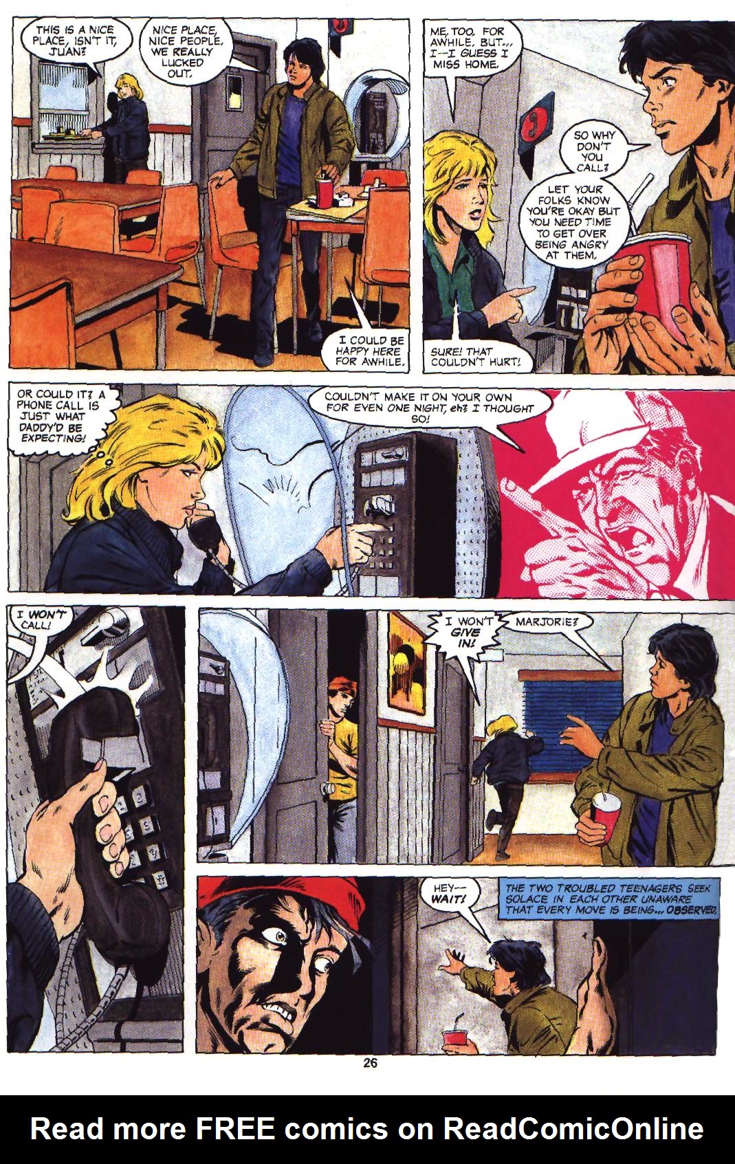 Read online Marvel Graphic Novel: Cloak and Dagger and Power Pack: Shelter From The Storm comic -  Issue # TPB - 27