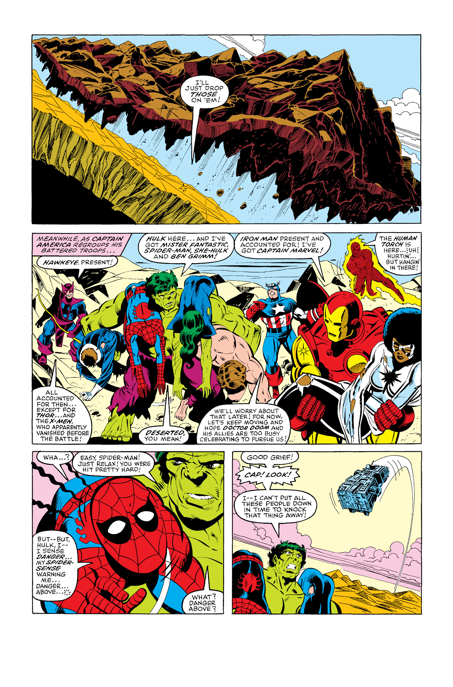 Read online Marvel Super Heroes Secret Wars (1984) comic -  Issue #4 - 5