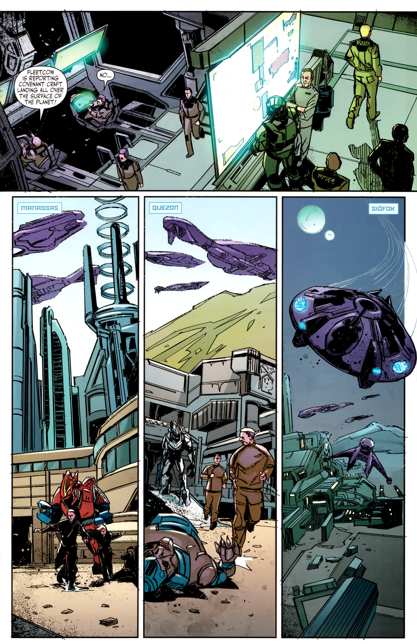 Read online Halo: Fall Of Reach - Invasion comic -  Issue #2 - 24
