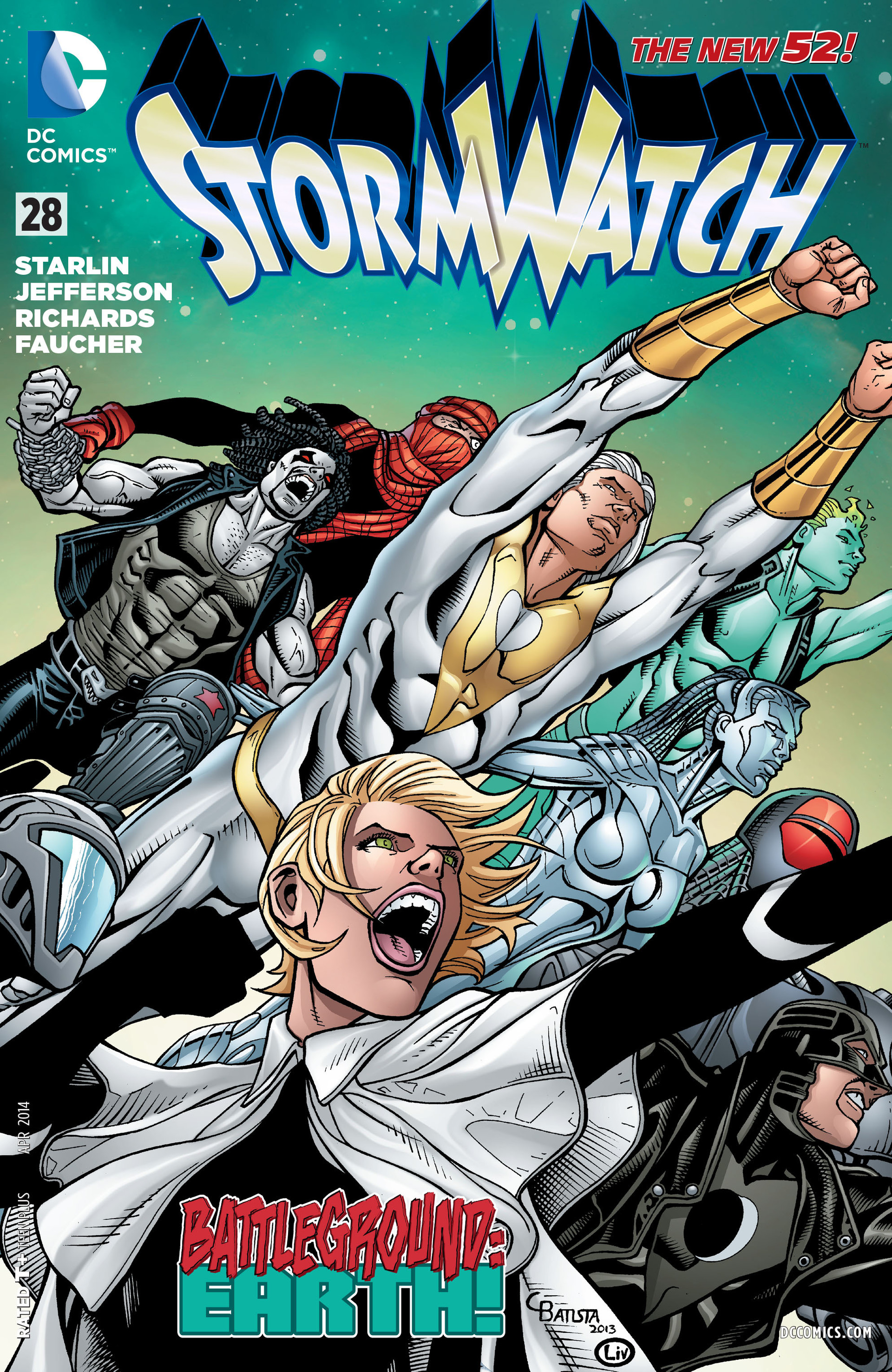 Read online Stormwatch (2011) comic -  Issue #28 - 1