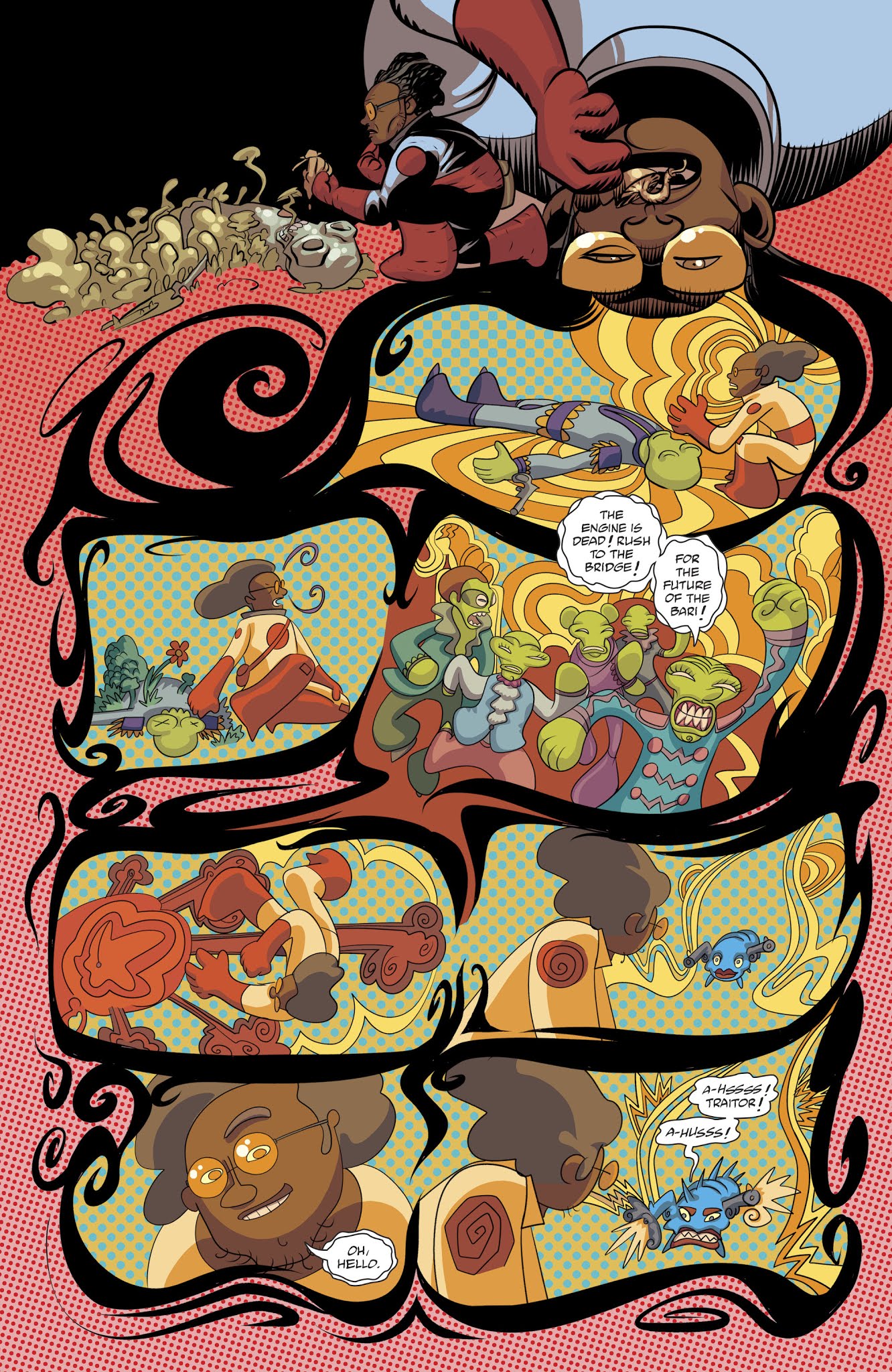 Read online Cave Carson Has An Intersteller Eye comic -  Issue #4 - 7