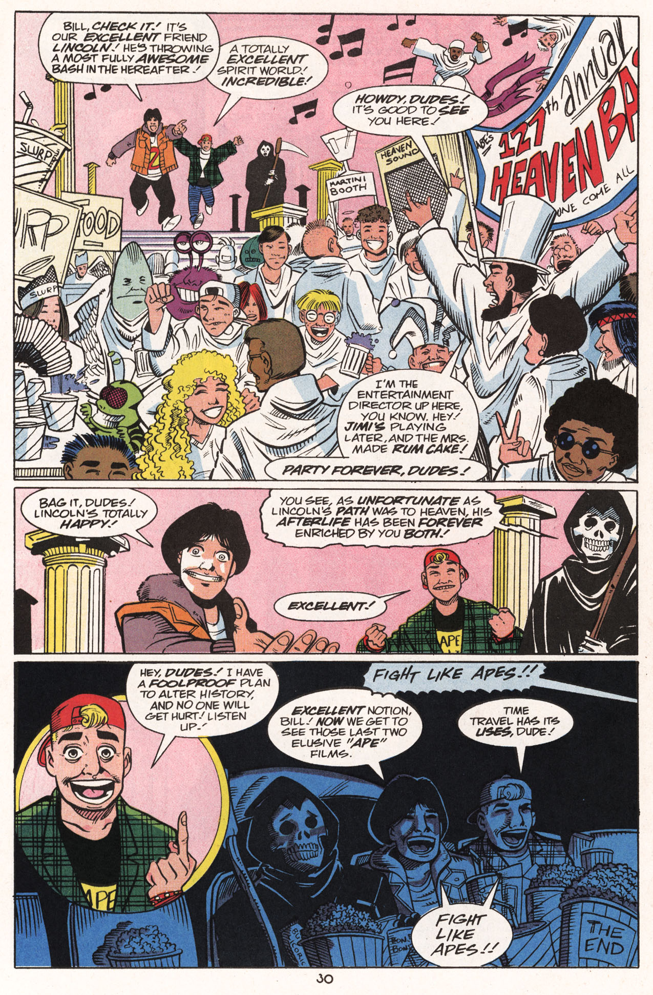 Read online Bill & Ted's Excellent Comic Book comic -  Issue #11 - 29