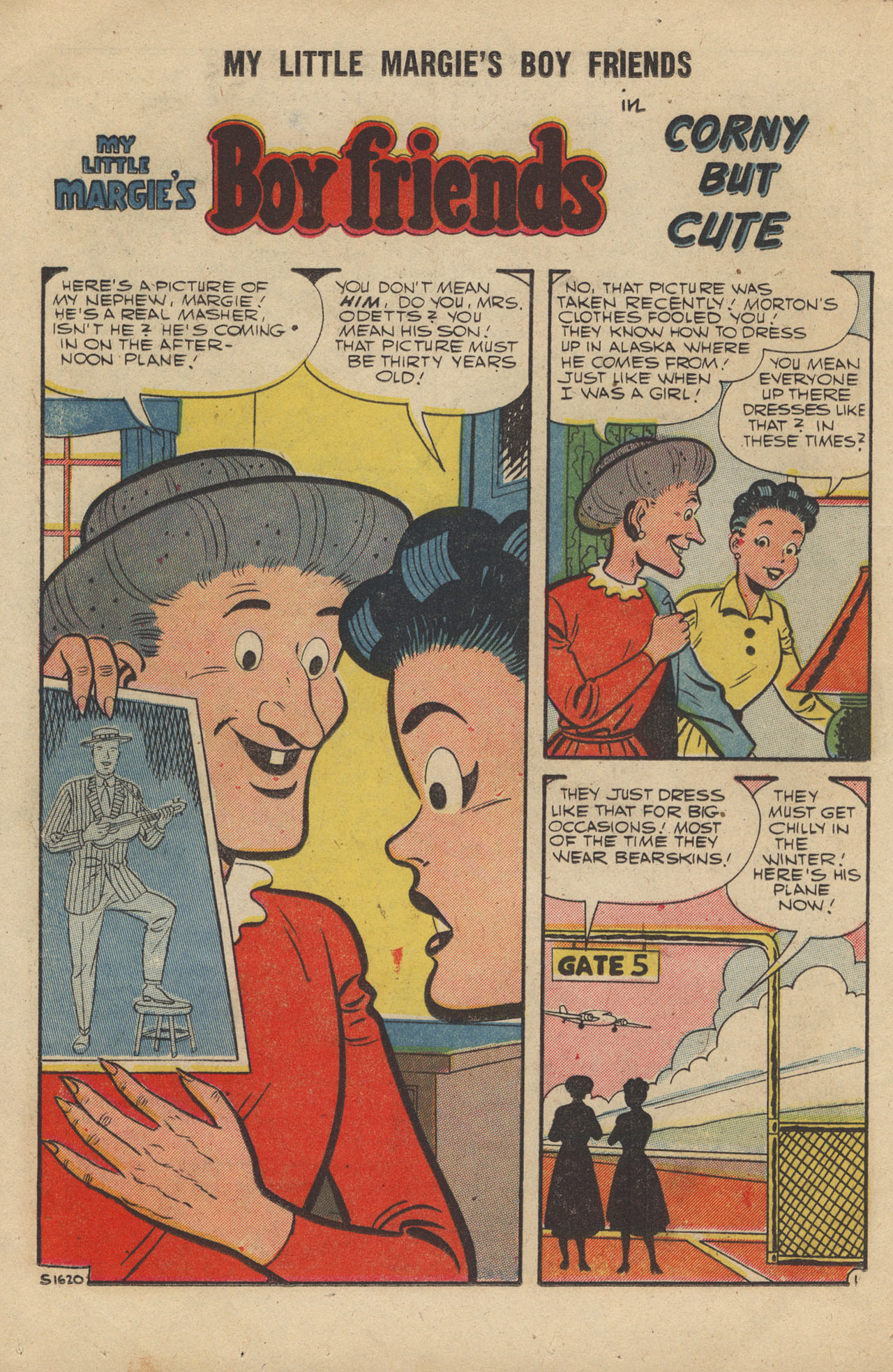 Read online My Little Margie's Boy Friends comic -  Issue #7 - 18