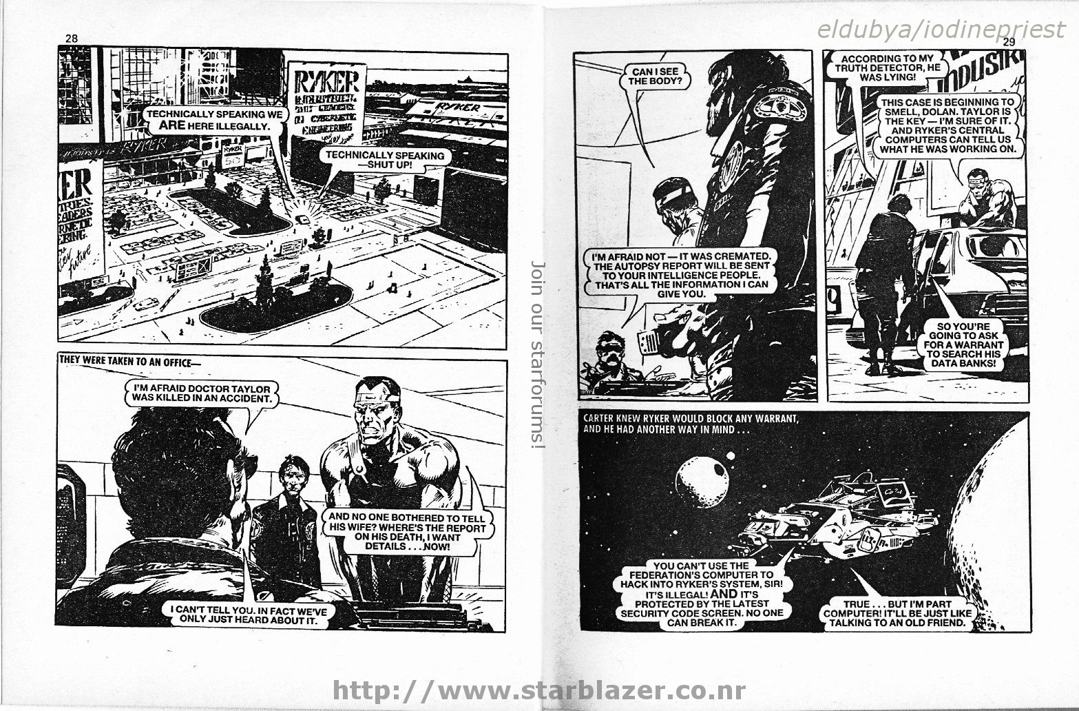 Read online Starblazer comic -  Issue #191 - 16