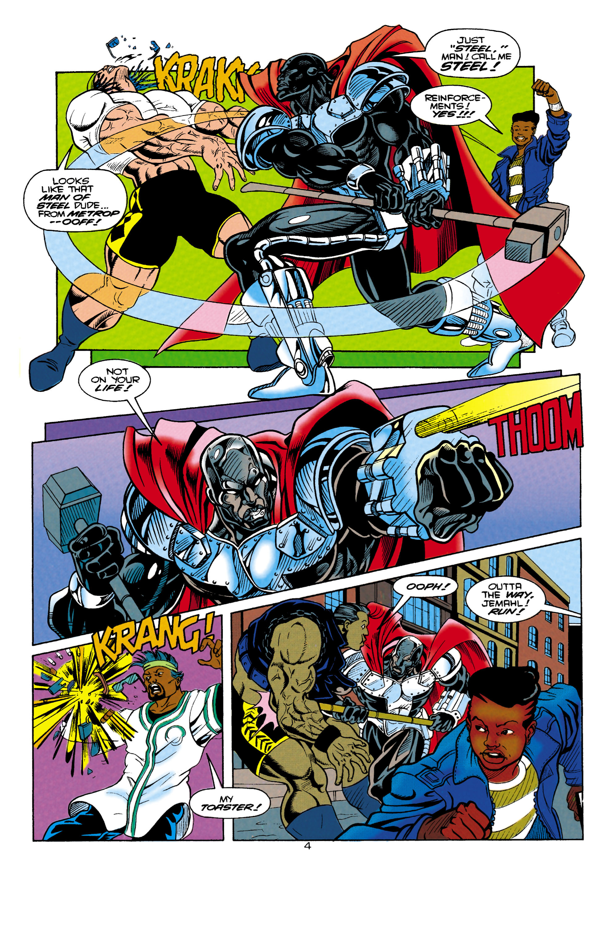 Read online Steel (1994) comic -  Issue #2 - 4