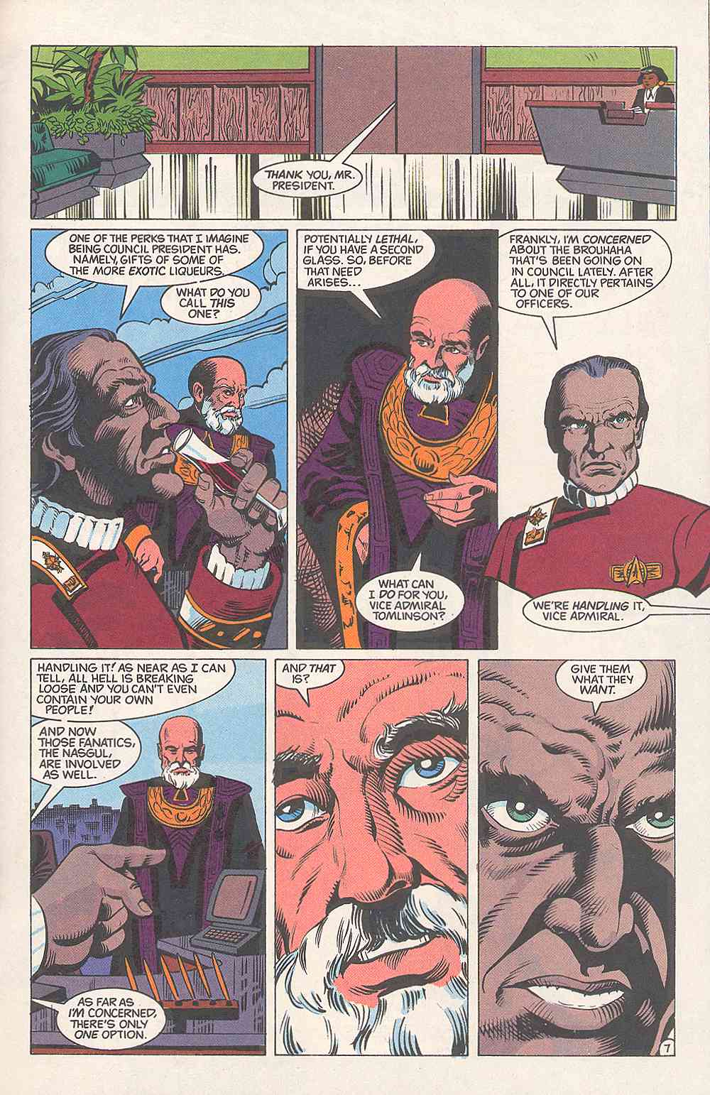 Read online Star Trek (1989) comic -  Issue #5 - 8