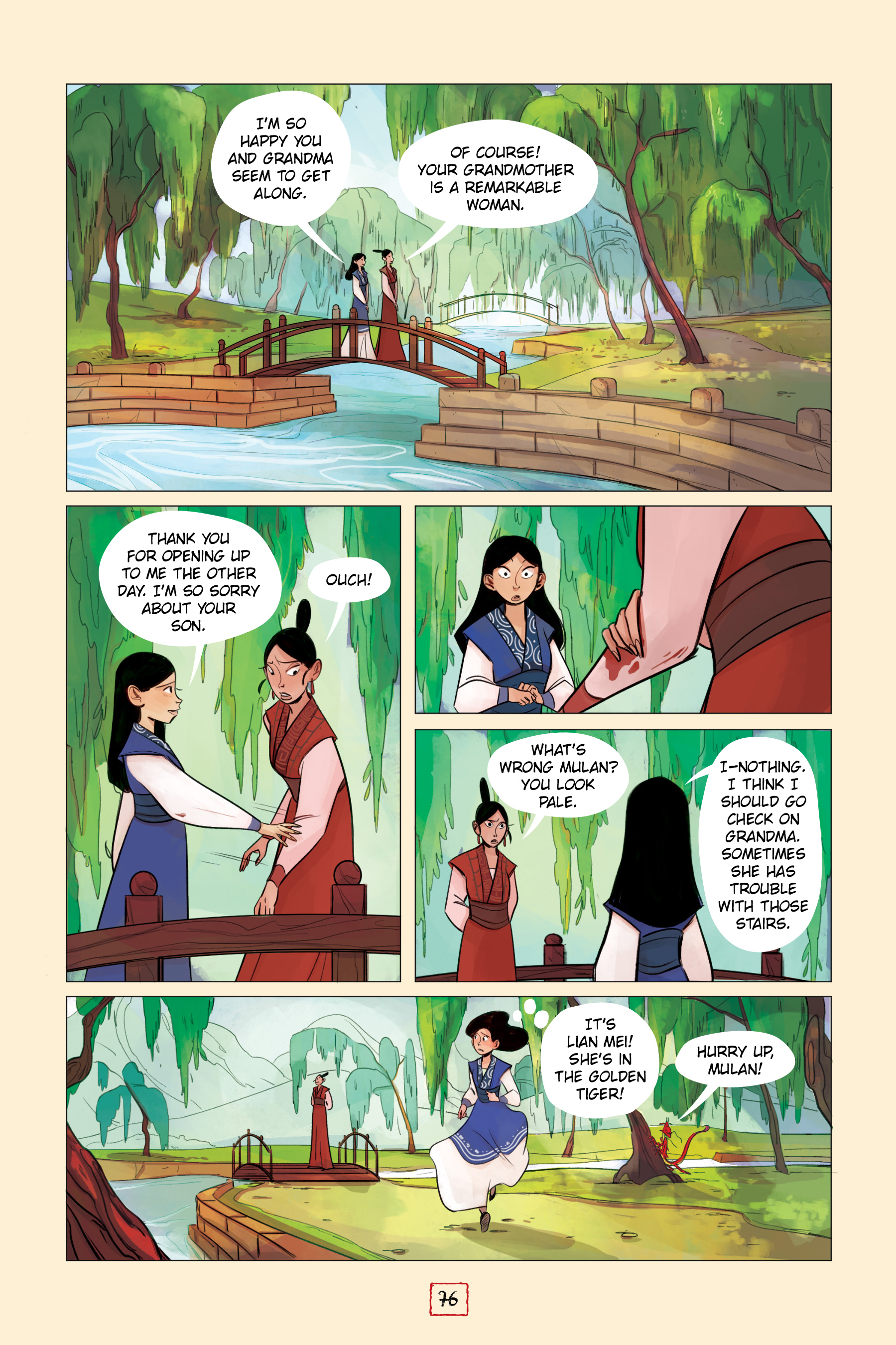 Read online Disney Mulan's Adventure Journal: The Palace of Secrets comic -  Issue # TPB - 75