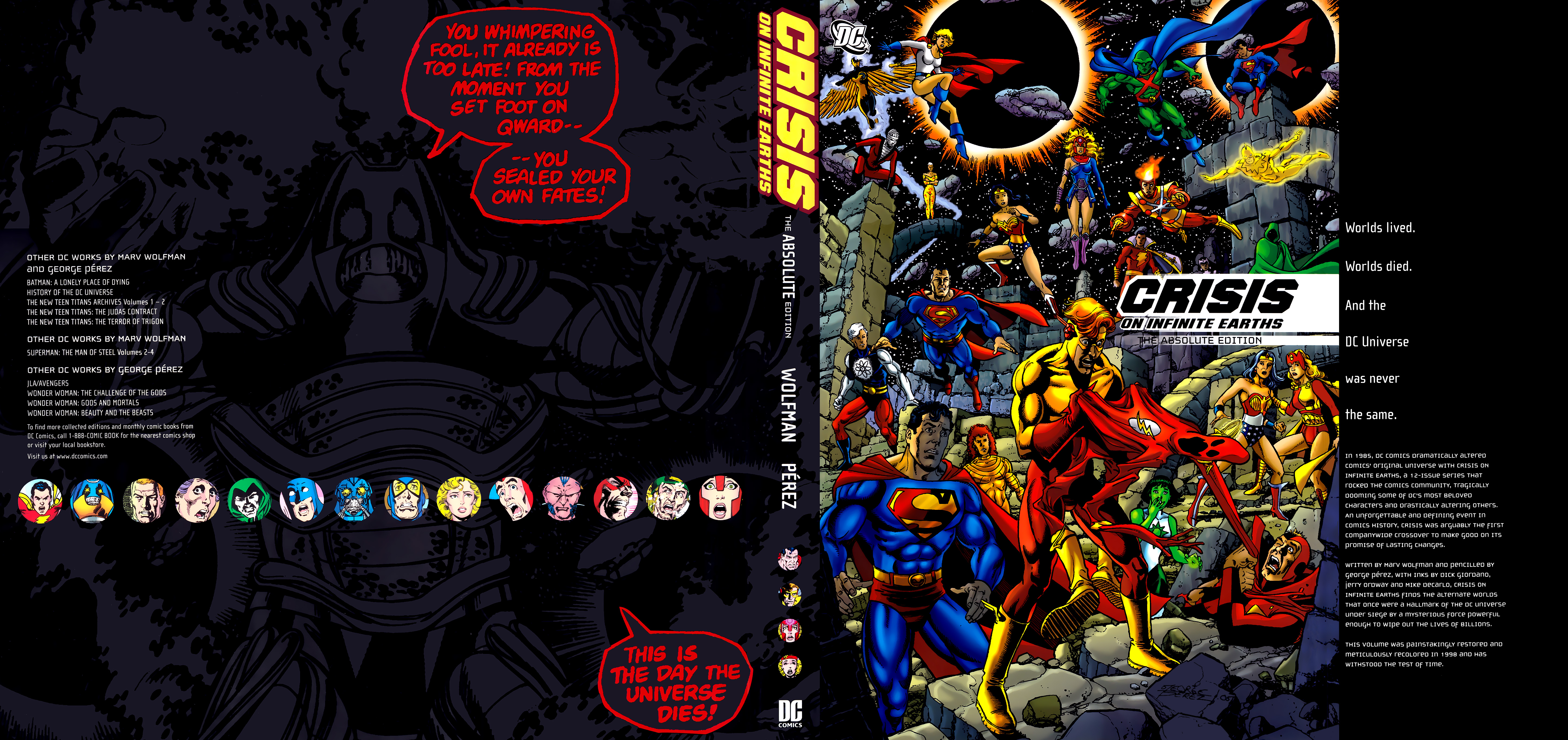 Read online Crisis on Infinite Earths (1985) comic -  Issue # _Absolute Edition 1 (Part 1) - 2
