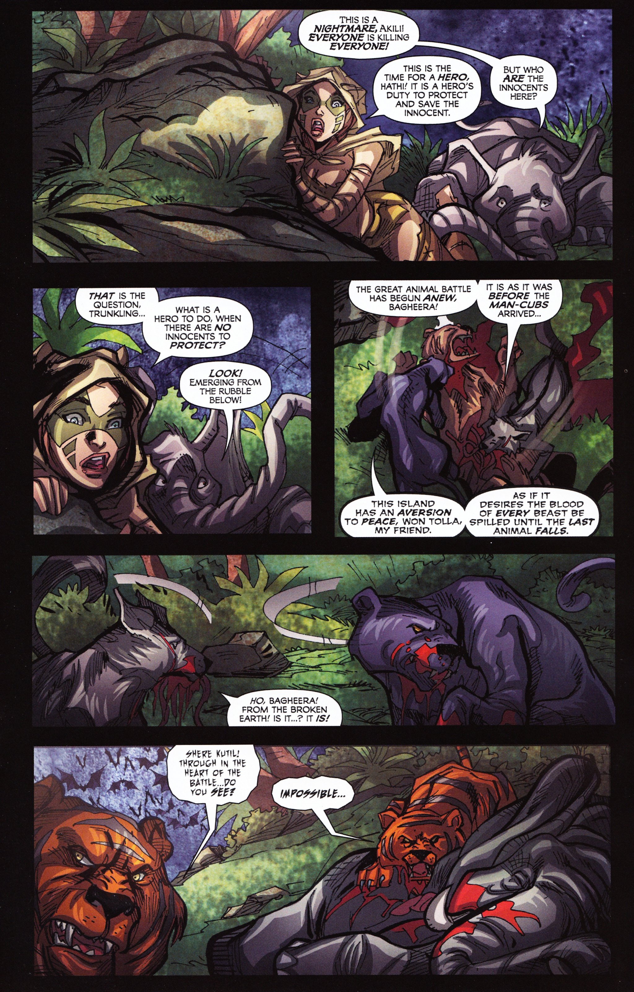 Read online Grimm Fairy Tales presents The Jungle Book: Last of the Species comic -  Issue #5 - 19