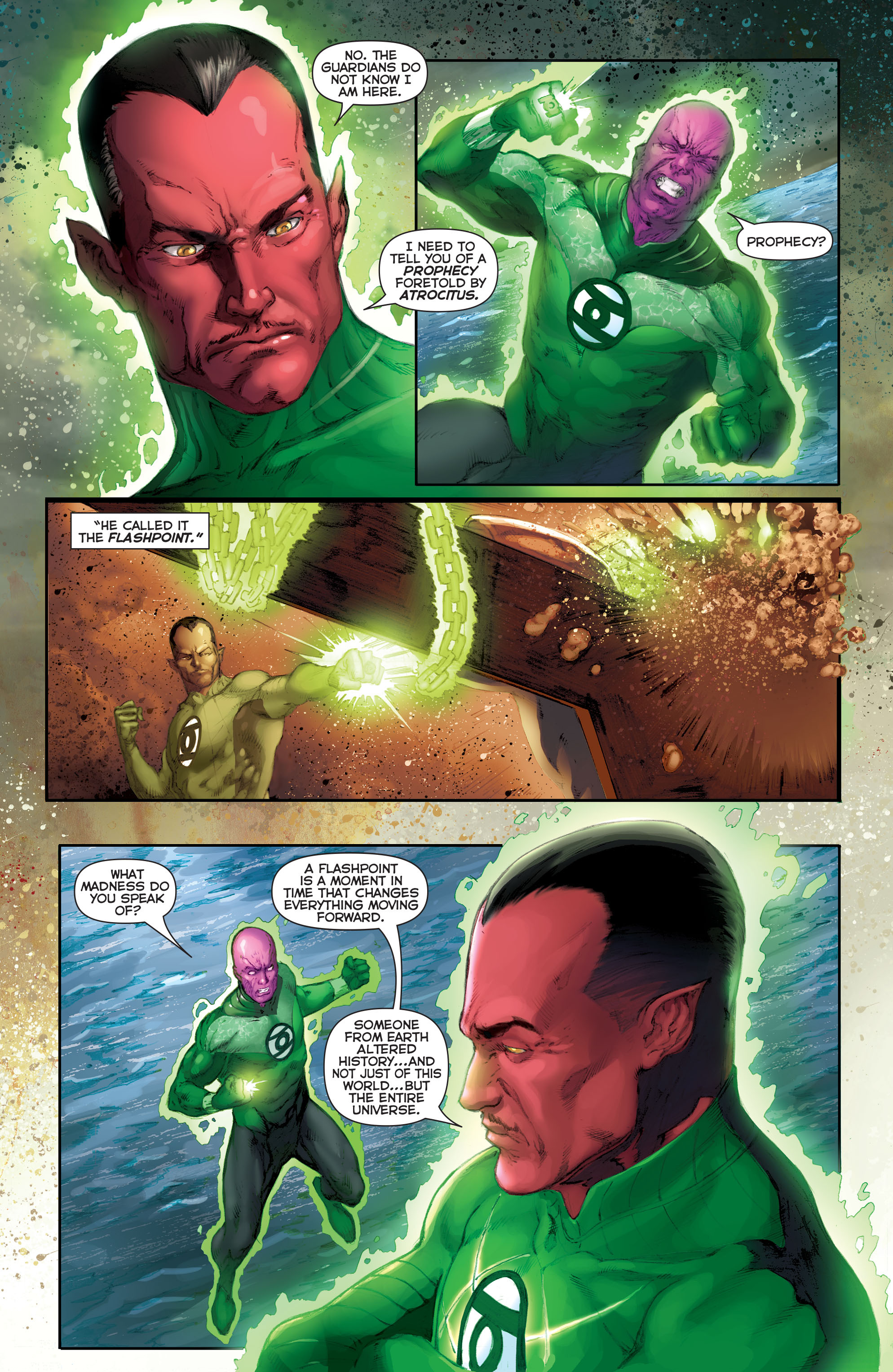 Read online Flashpoint: The World of Flashpoint Featuring Green Lantern comic -  Issue # Full - 39