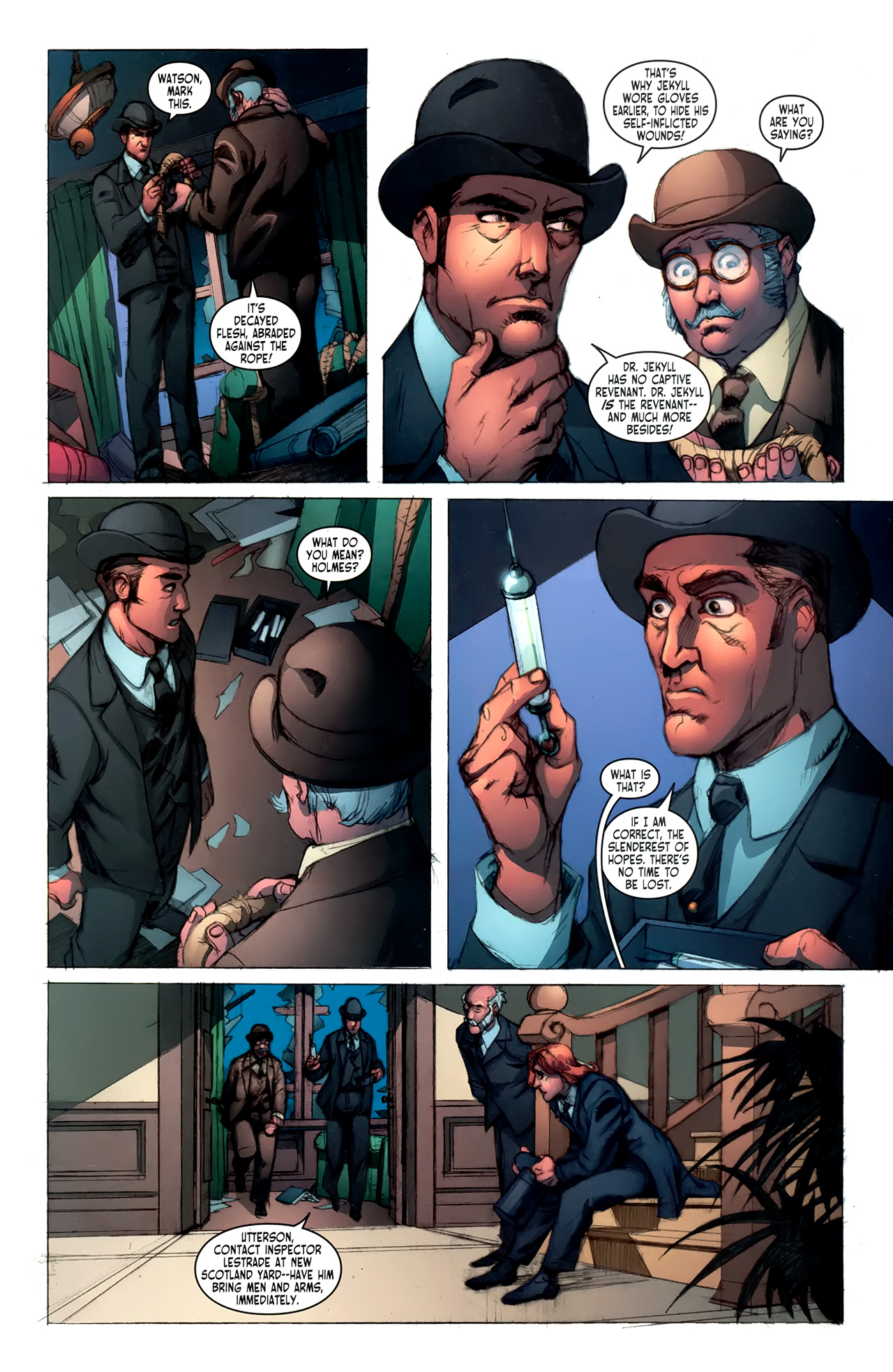 Read online Victorian Undead: Sherlock Holmes vs. Jekyll and Hyde comic -  Issue # Full - 24