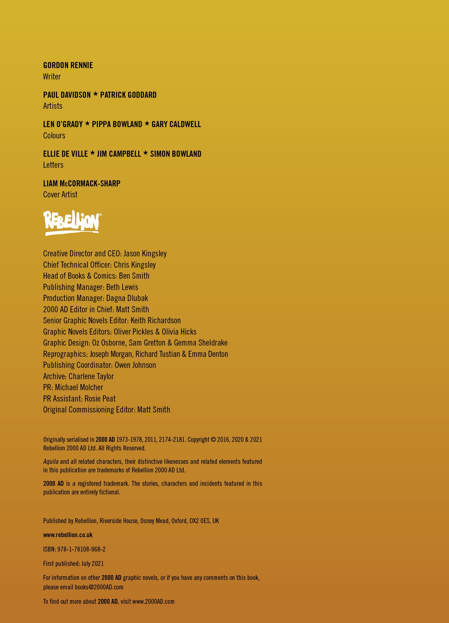 Read online Aquila: The Burning Fields comic -  Issue # TPB - 2