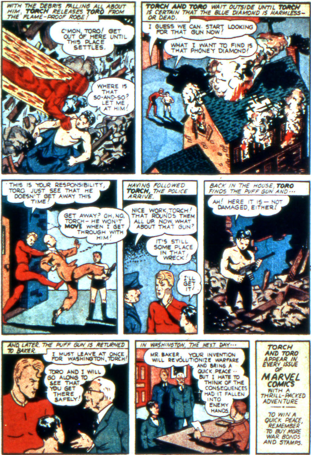 Read online The Human Torch (1940) comic -  Issue #11 - 41