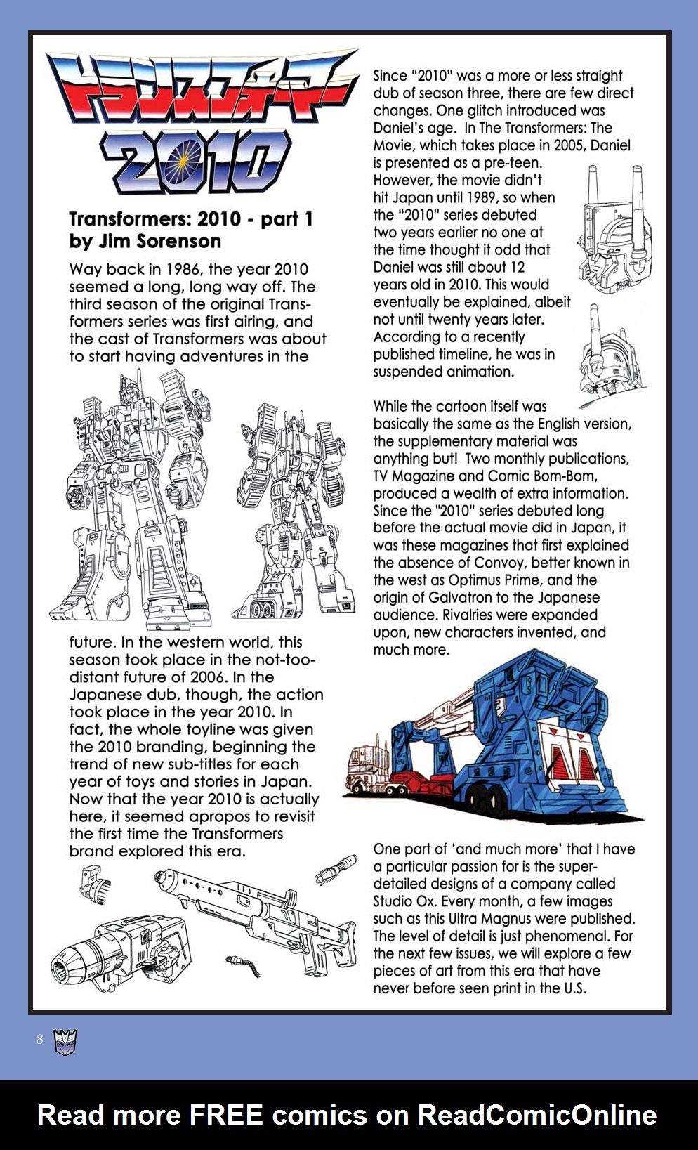 Read online Transformers: Collectors' Club comic -  Issue #31 - 8