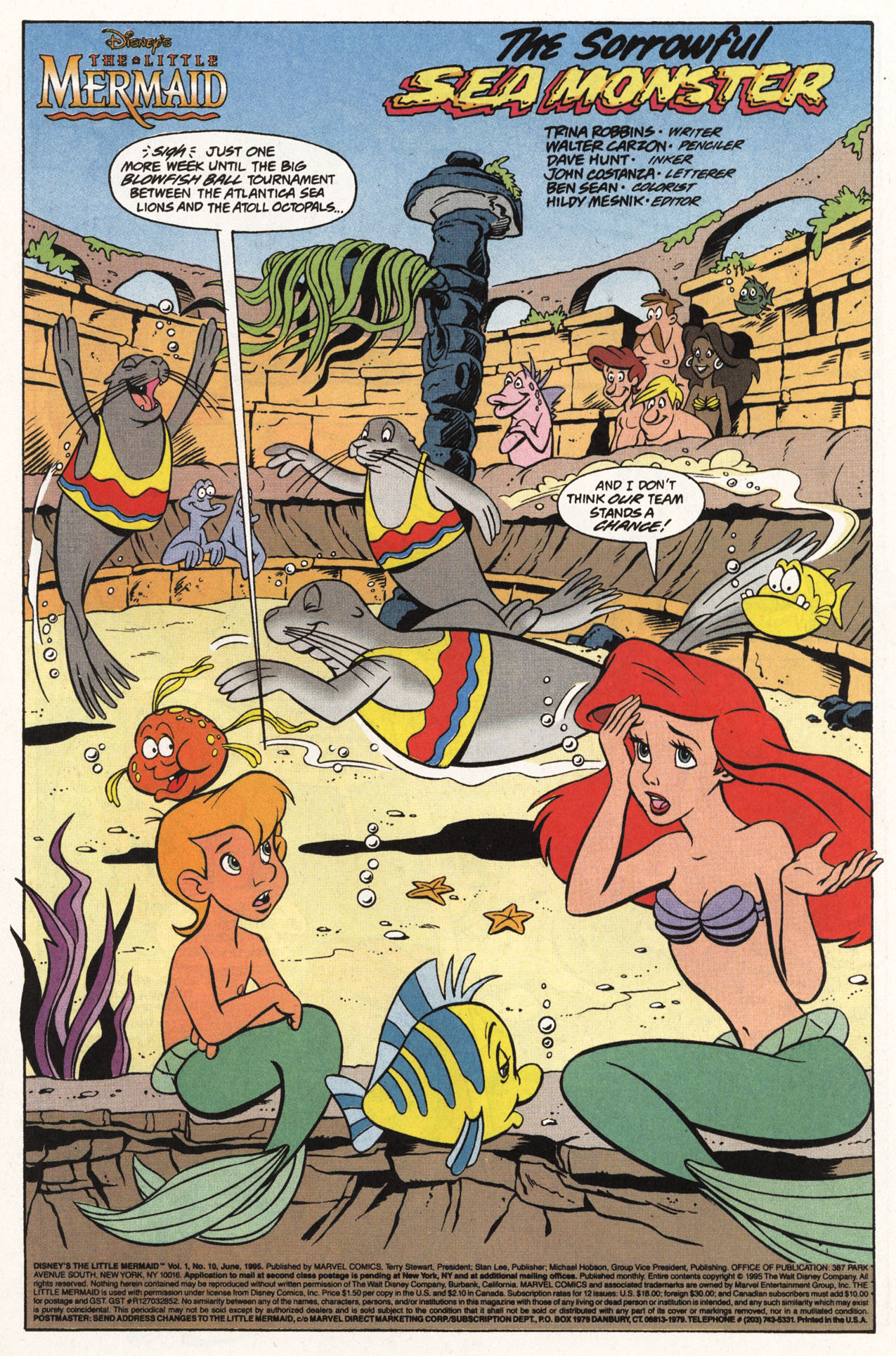 Read online Disney's The Little Mermaid comic -  Issue #10 - 3