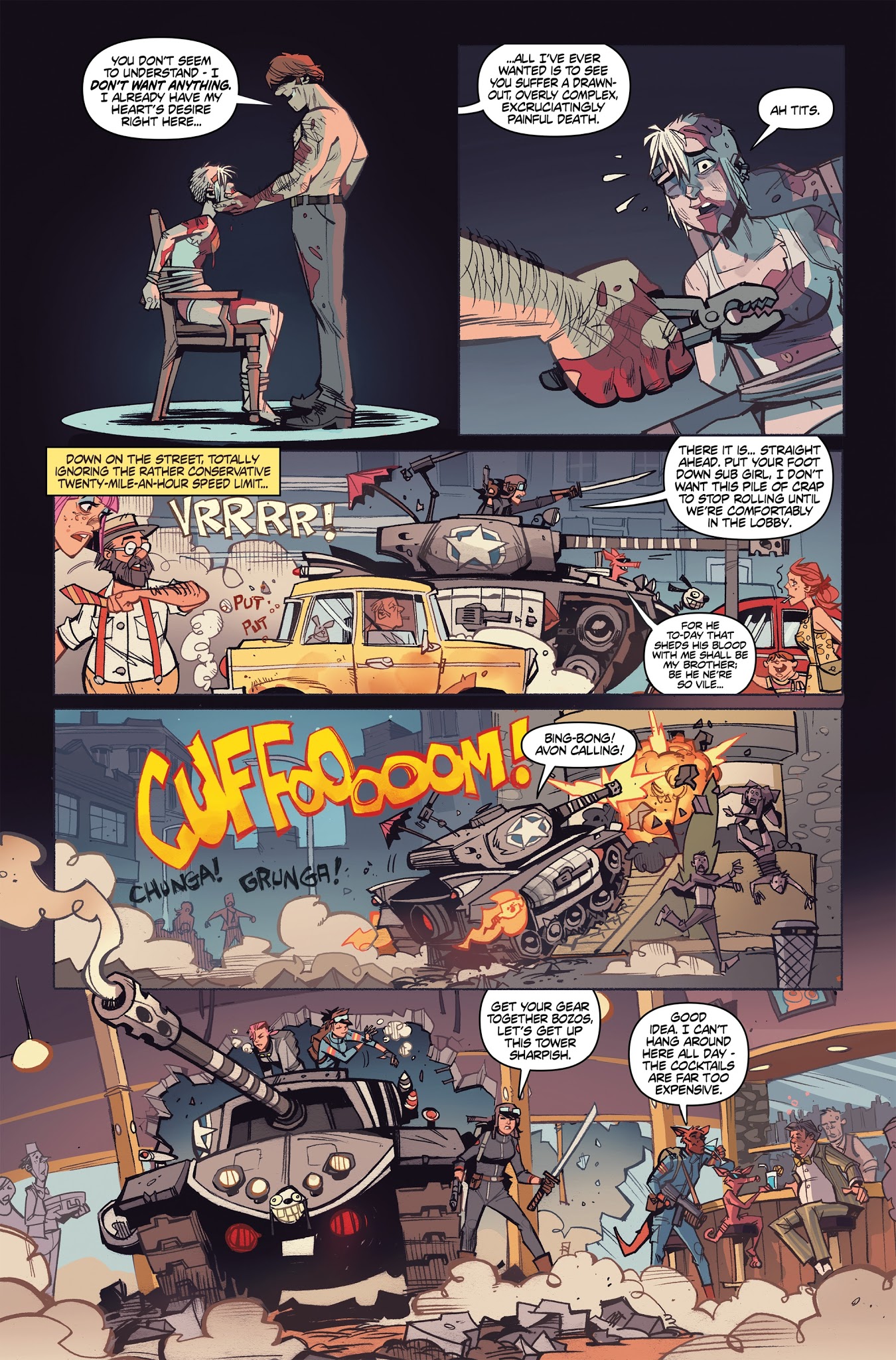 Read online The Wonderful World of Tank Girl comic -  Issue #1 - 18